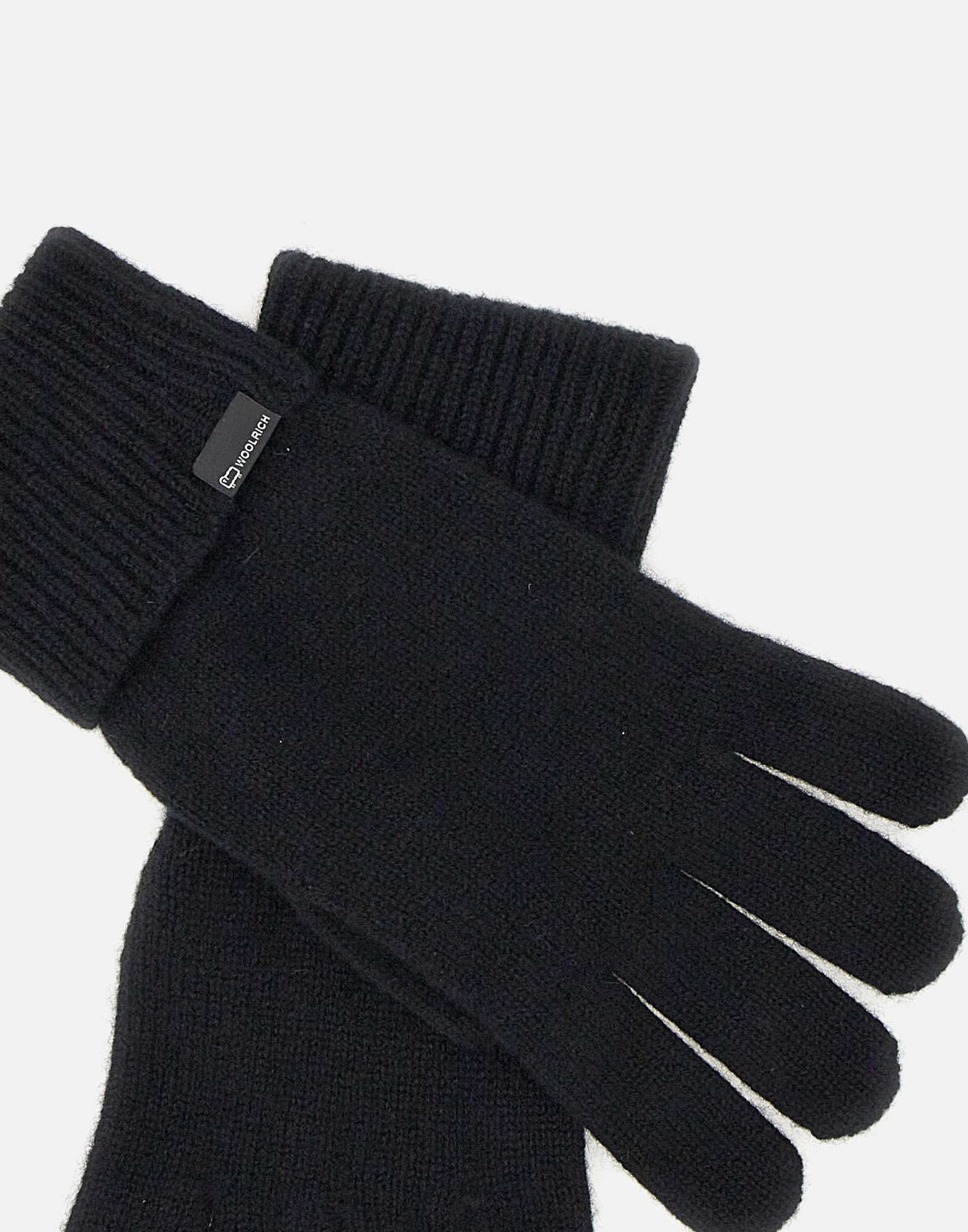 Woolrich CFWWAC0179 Woman Black Gloves - Zuklat