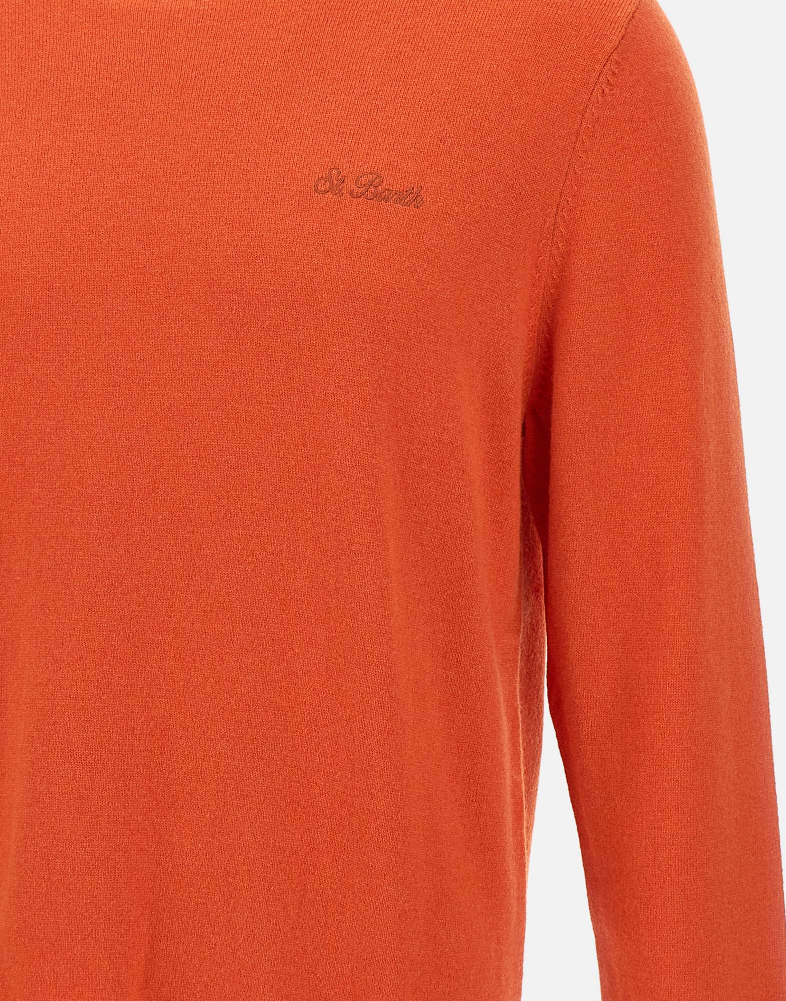 MC2 Saint Barth REGE003 Man Orange Sweaters - Zuklat