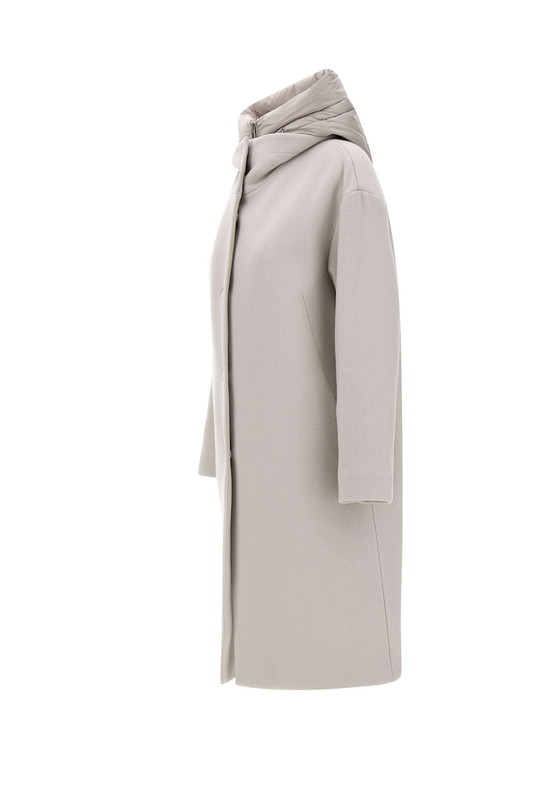 Duno TRESSAMAGEN Woman Grey Coats - Zuklat