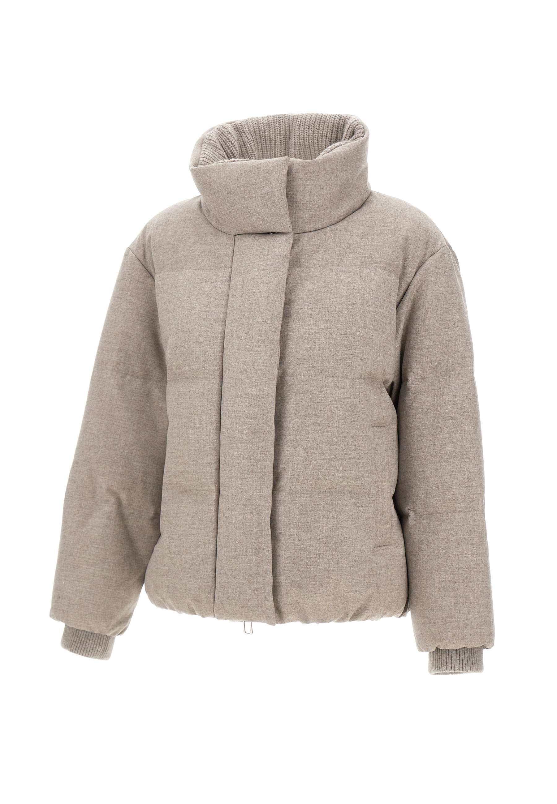 Duno DIANA Woman BEIGE/grey Coats - Zuklat