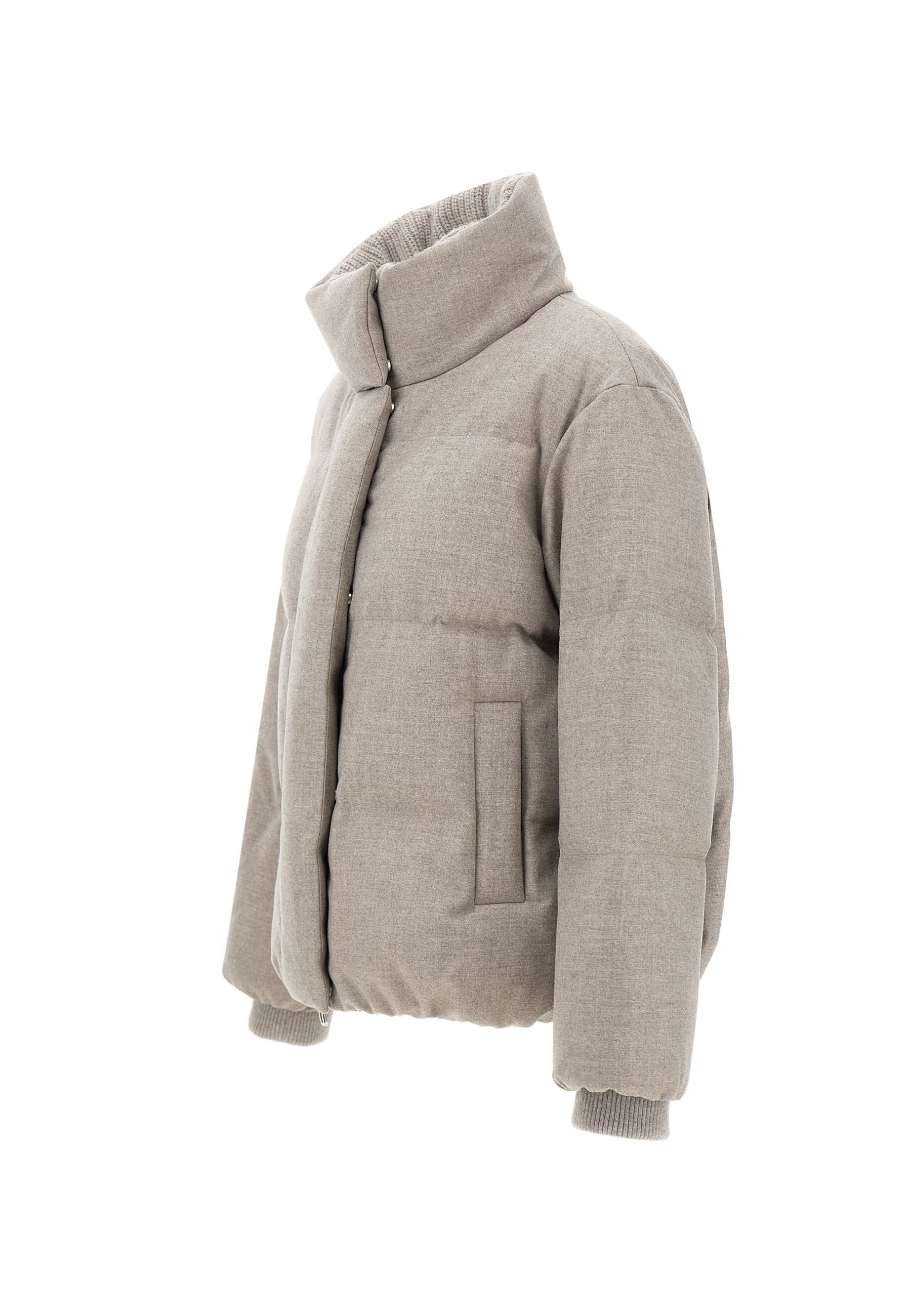 Duno DIANA Woman BEIGE/grey Coats - Zuklat