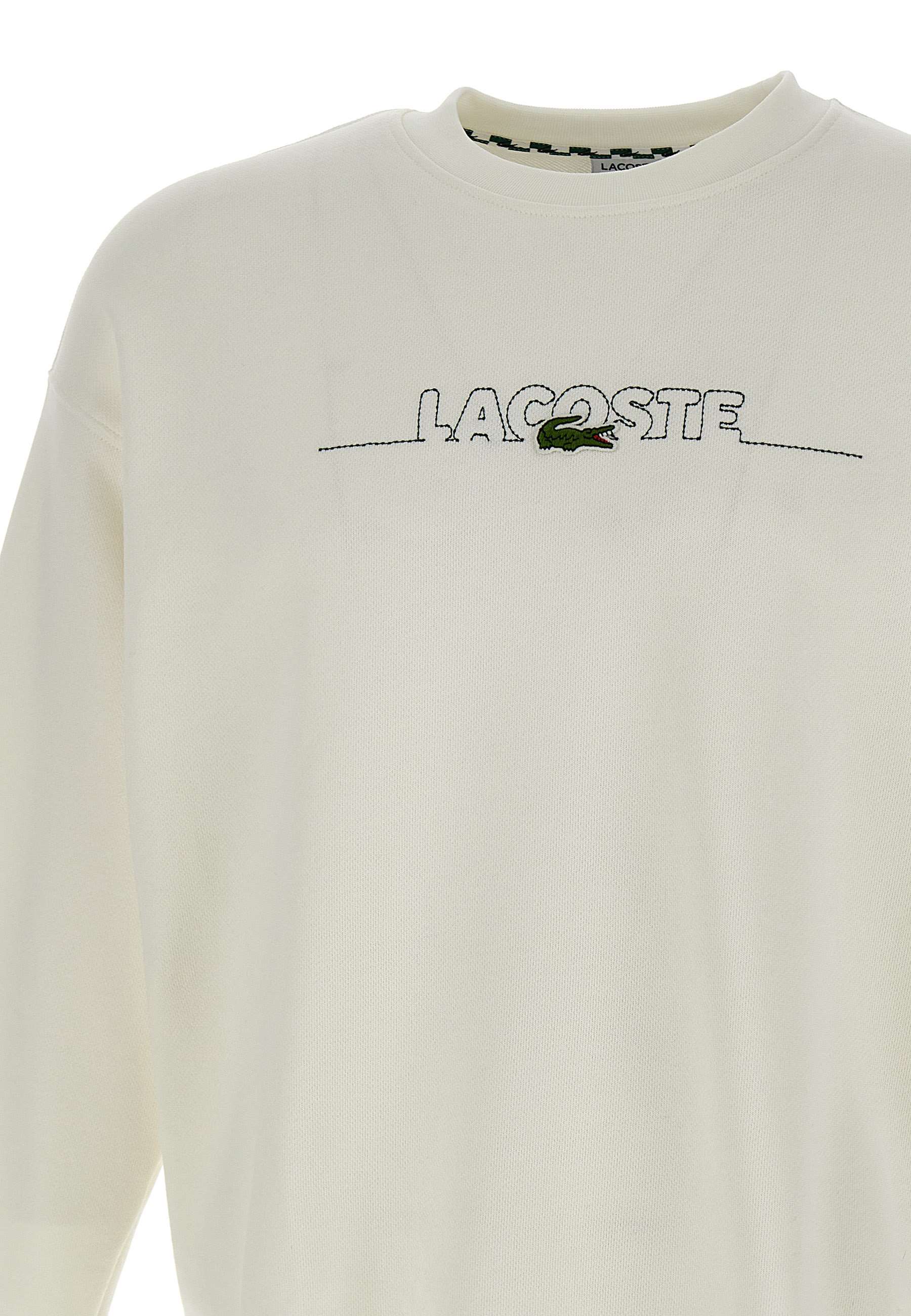 Lacoste SH3878 Man White Sweaters - Zuklat