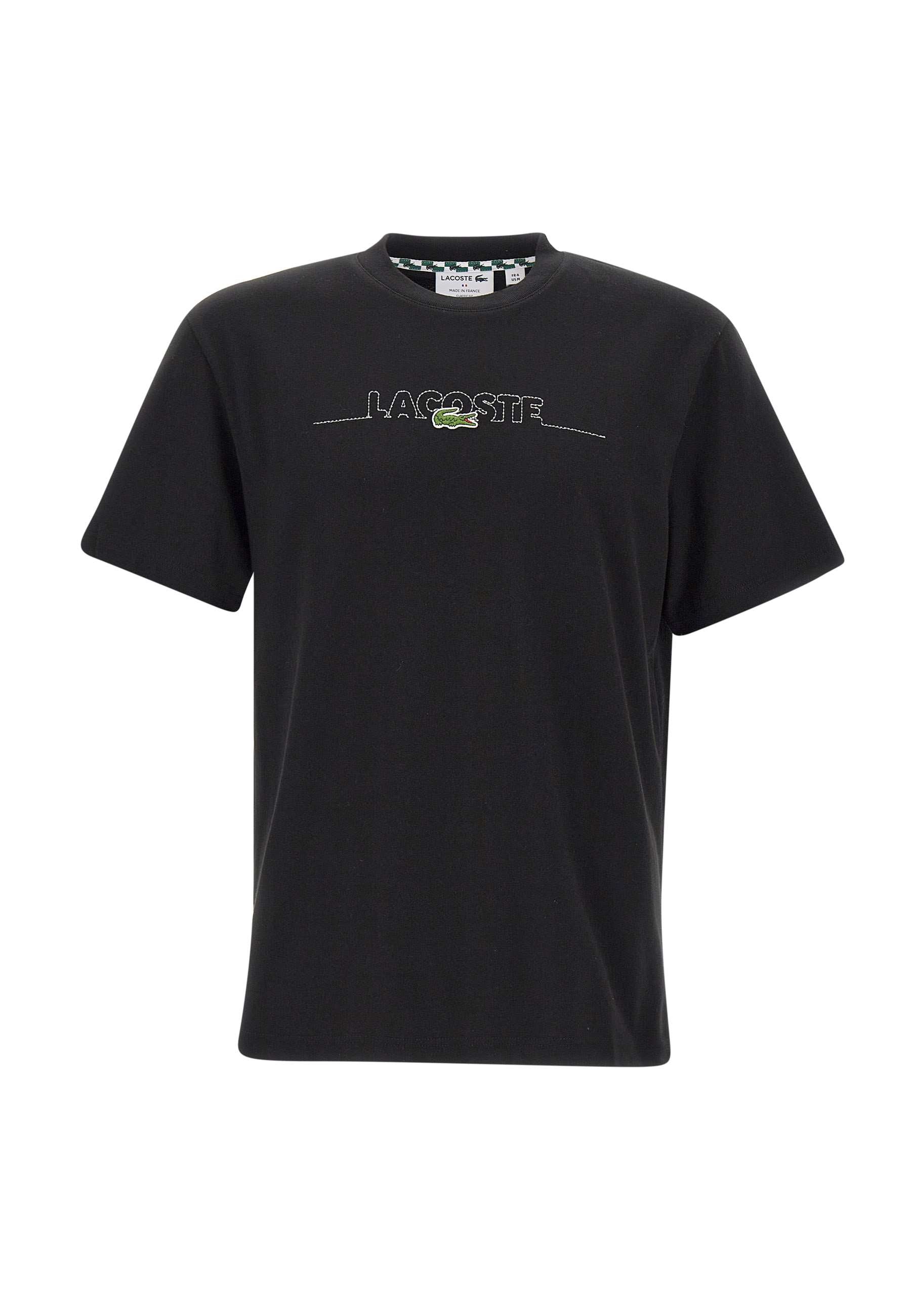 Lacoste TH3836 Man Black T-shirts and Polos - Zuklat