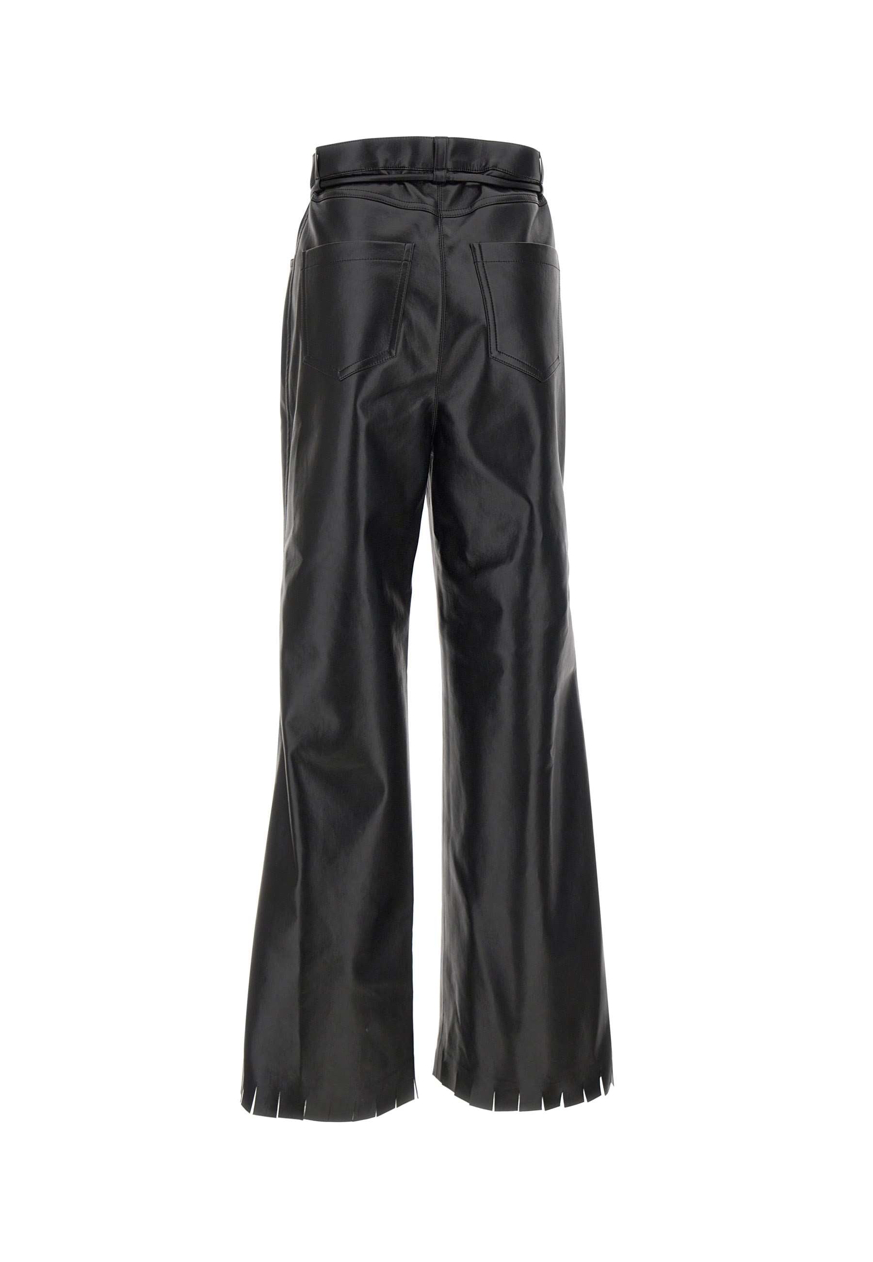 NANUSHKA NW24PFOW26051 Woman Black Trousers - Zuklat