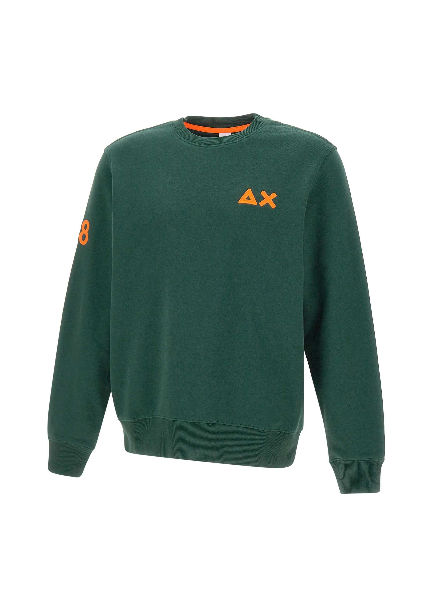 Sun68 F44130 Man Green Sweaters - Zuklat