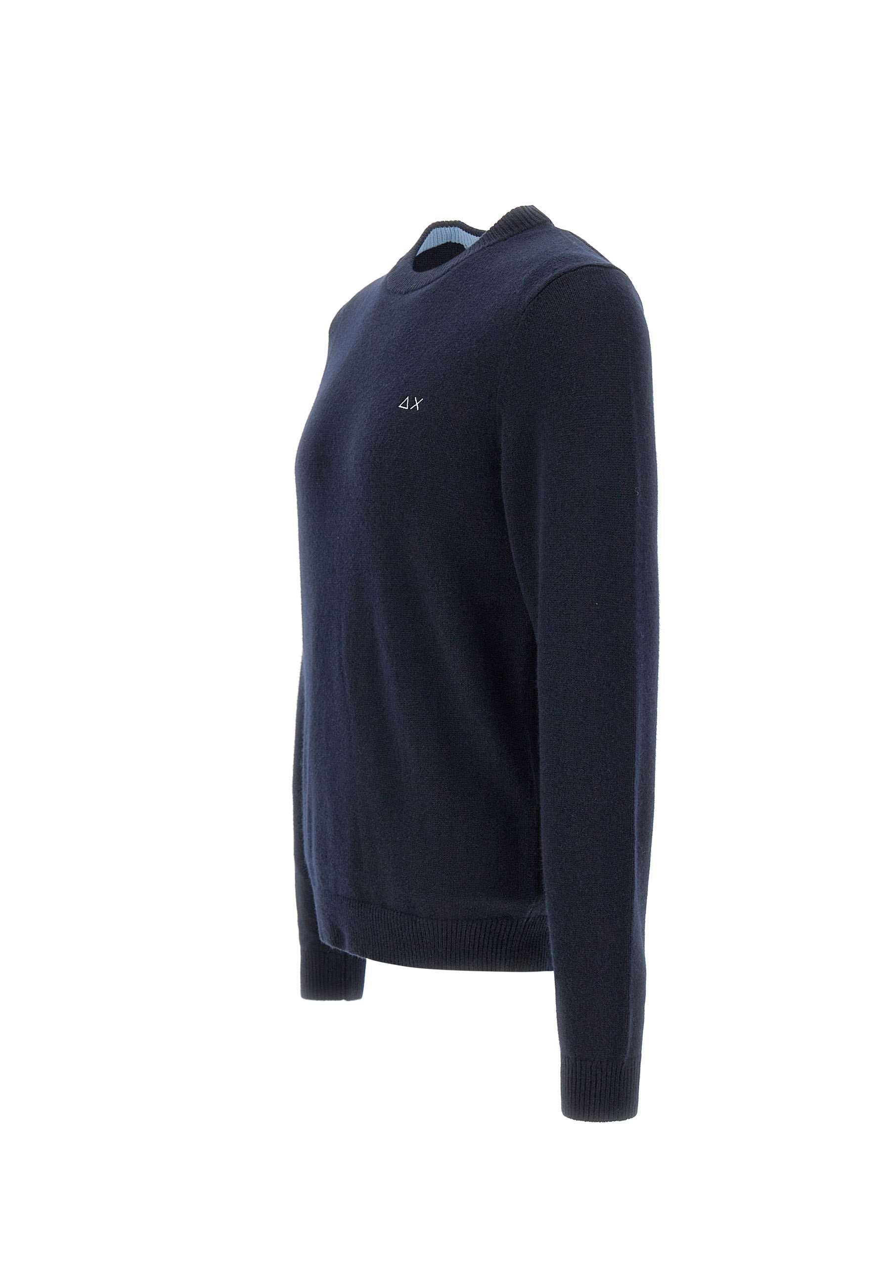 Sun68 K44110 Man Blue Sweaters - Zuklat