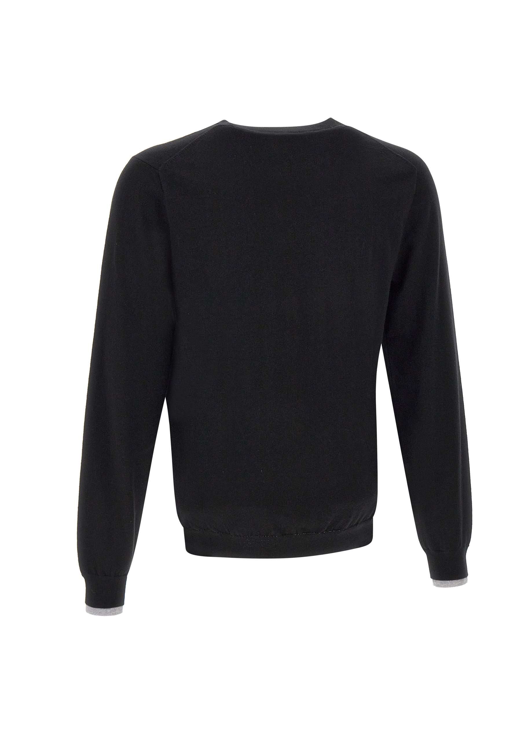 Sun68 K44125 Man Black Sweaters - Zuklat