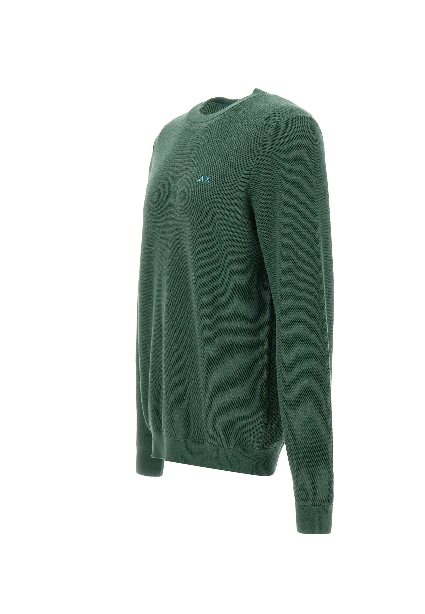 Sun68 K44140 Man Green Sweaters - Zuklat