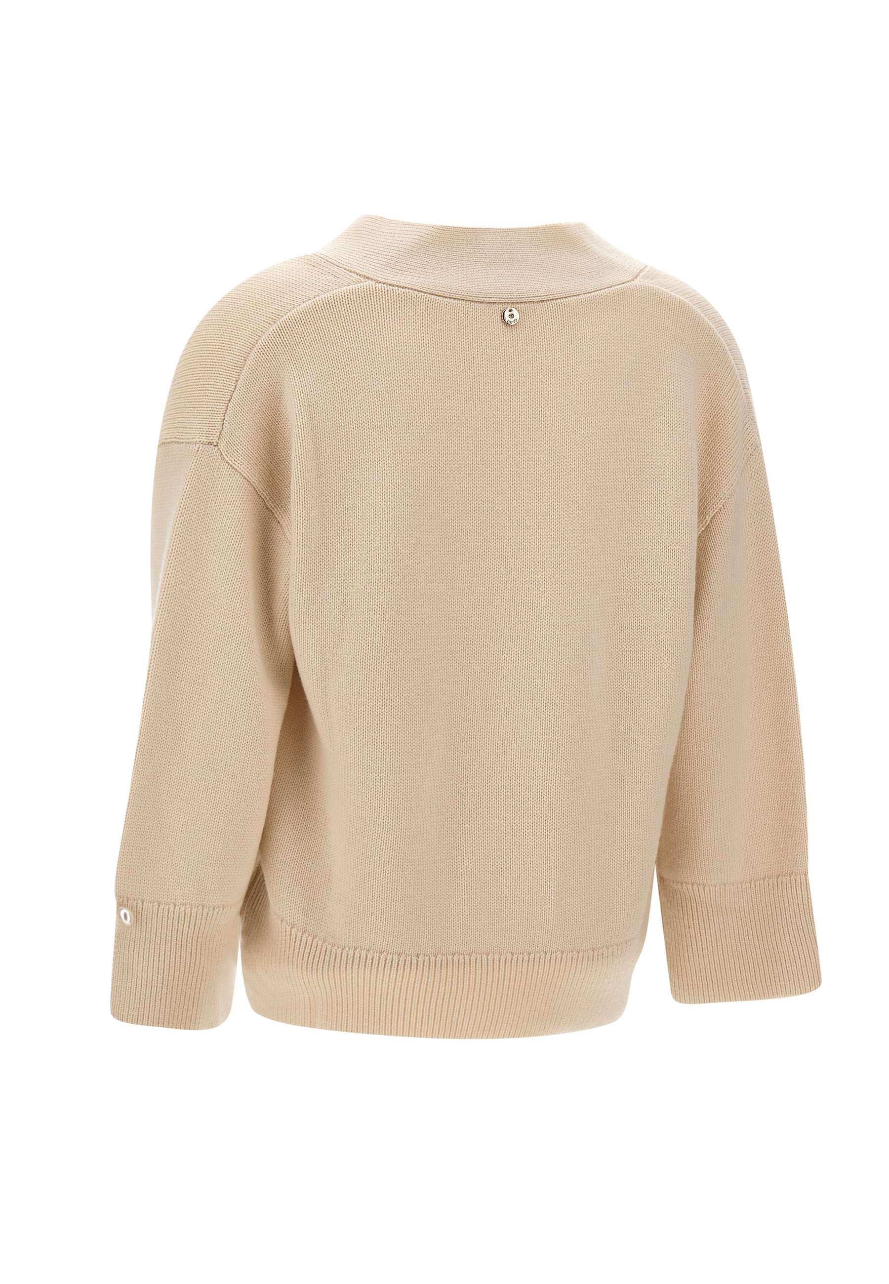 Liu Jo CF4034MA86O Woman Beige Sweaters - Zuklat