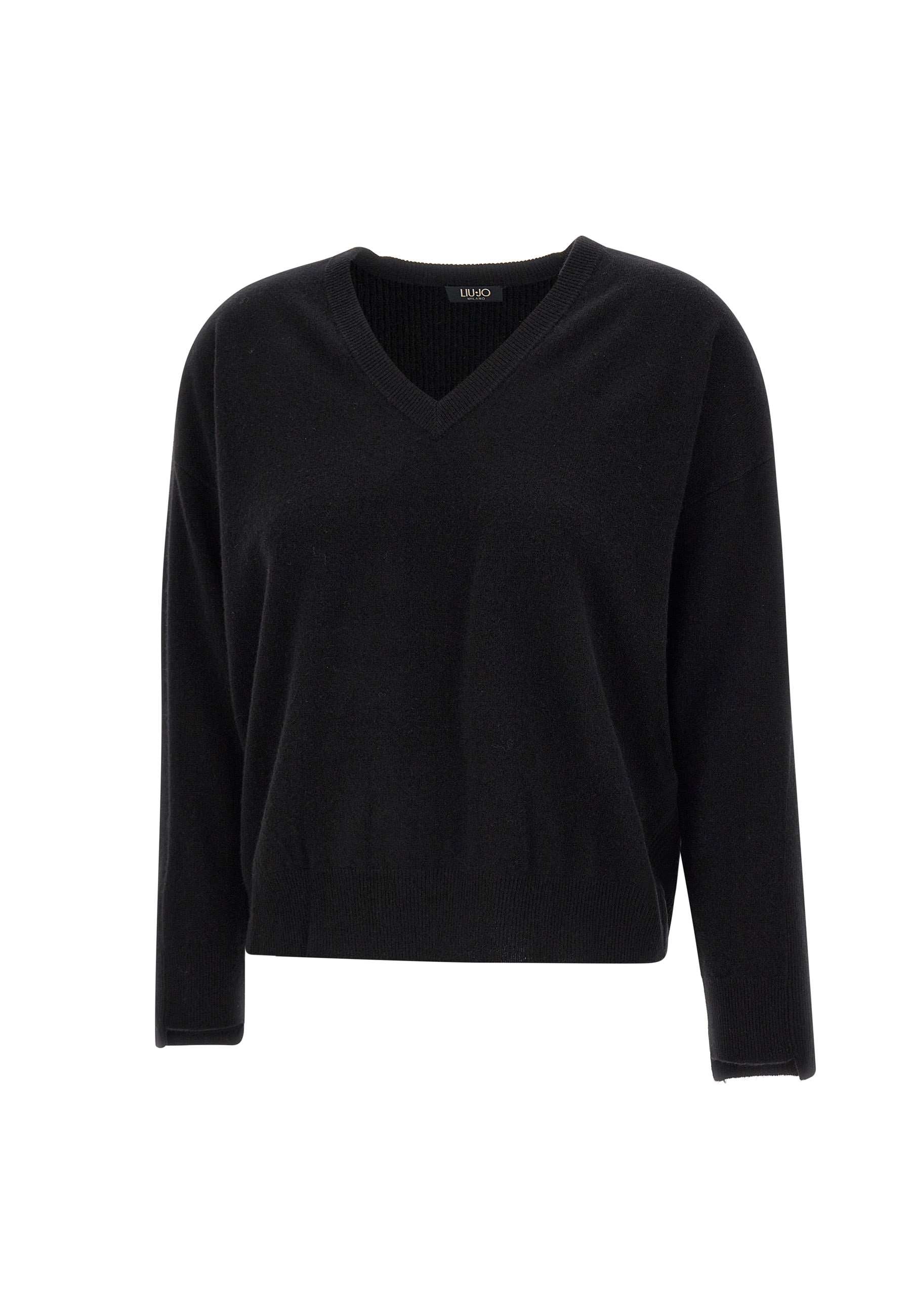 Liu Jo CF4021MS019 Woman Black Sweaters - Zuklat