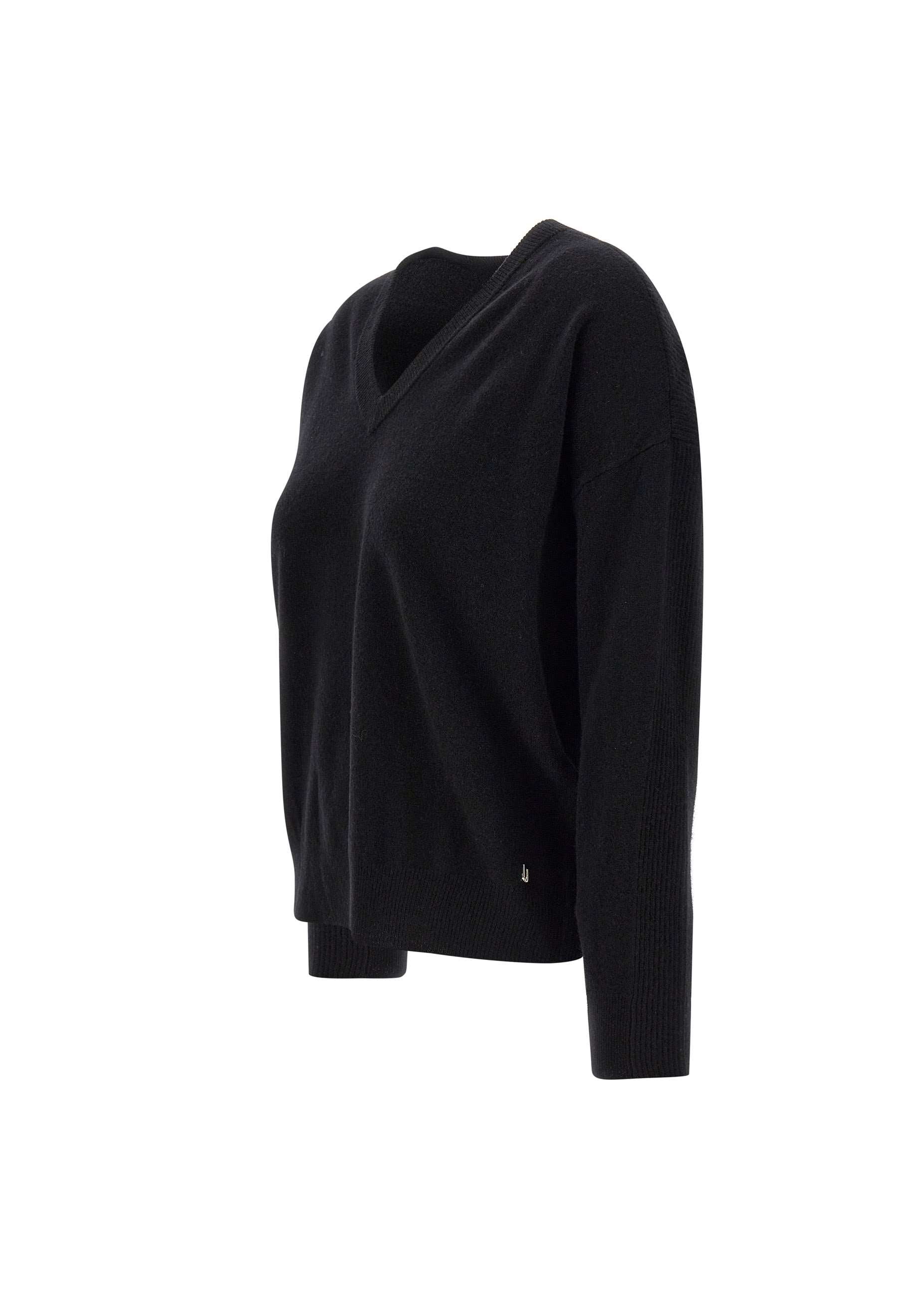 Liu Jo CF4021MS019 Woman Black Sweaters - Zuklat