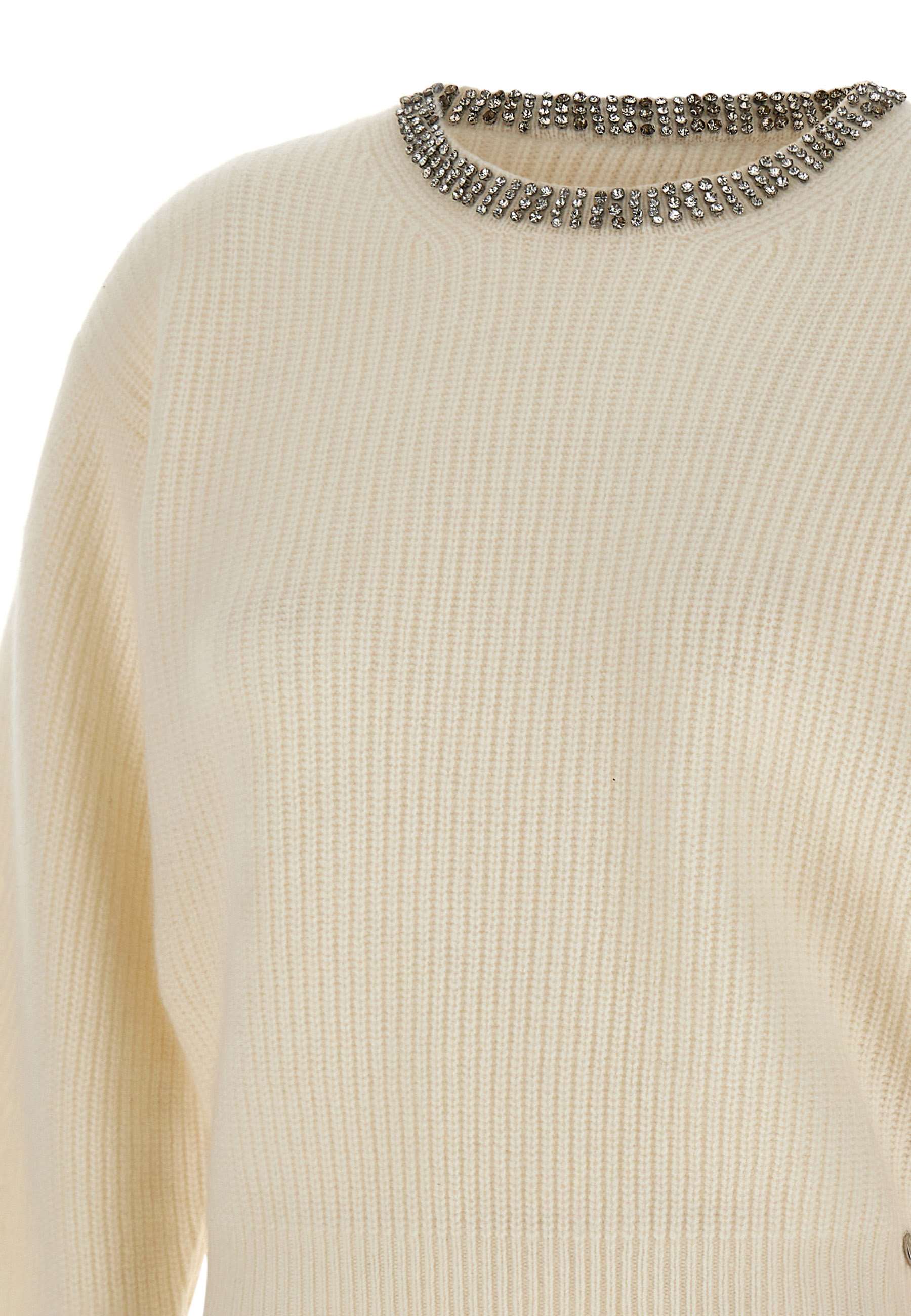 Liu Jo CF4027MS009 Woman White Sweaters - Zuklat