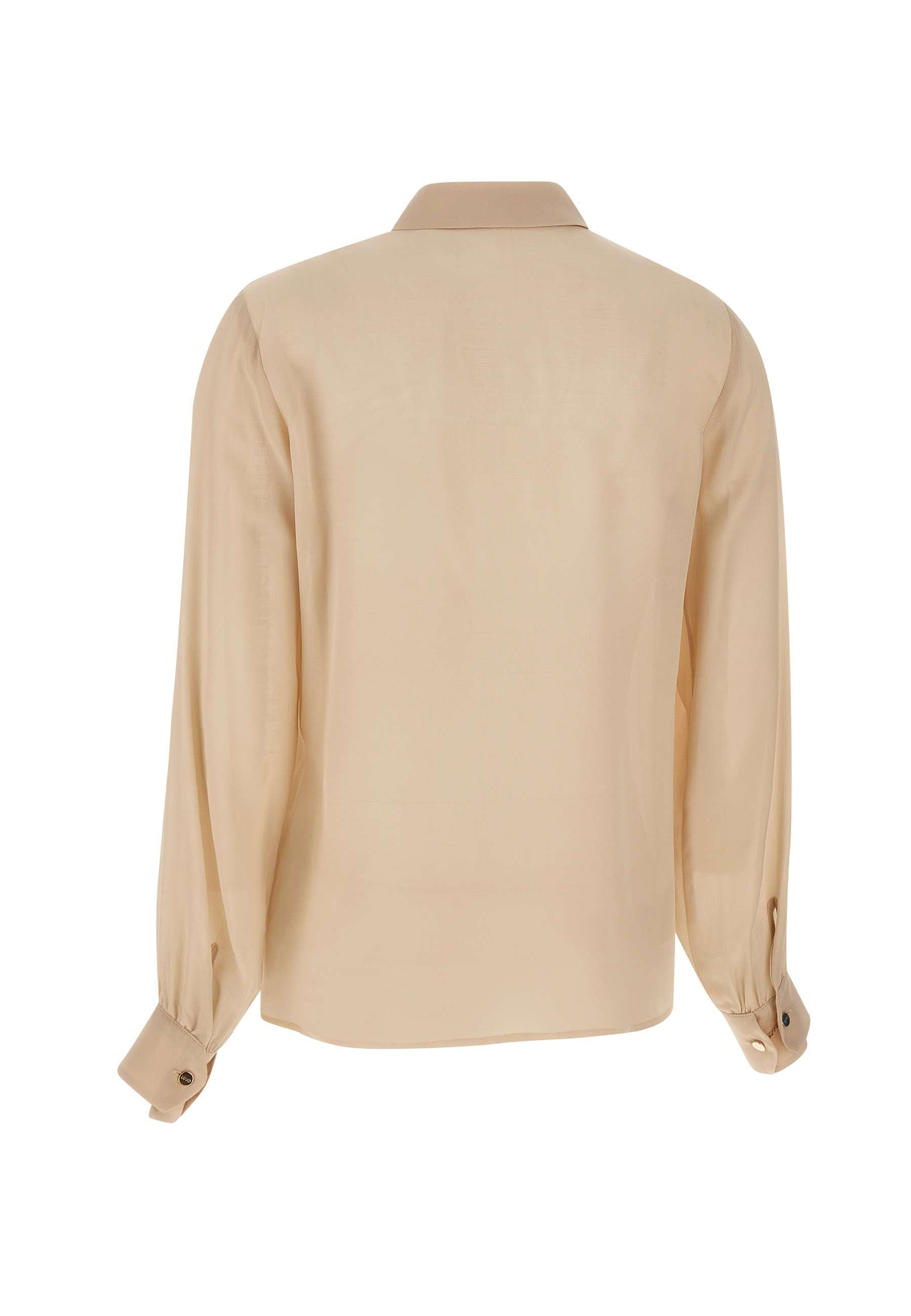 Liu Jo CF4098T5853 Woman Beige Shirts - Zuklat