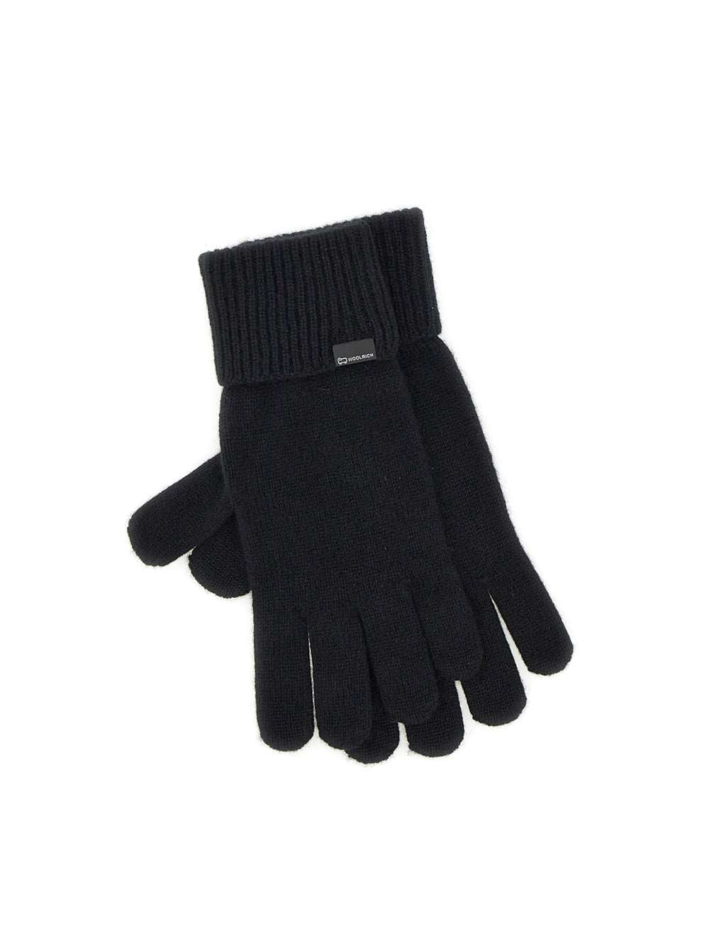 Woolrich CFWWAC0179 Woman Black Gloves - Zuklat