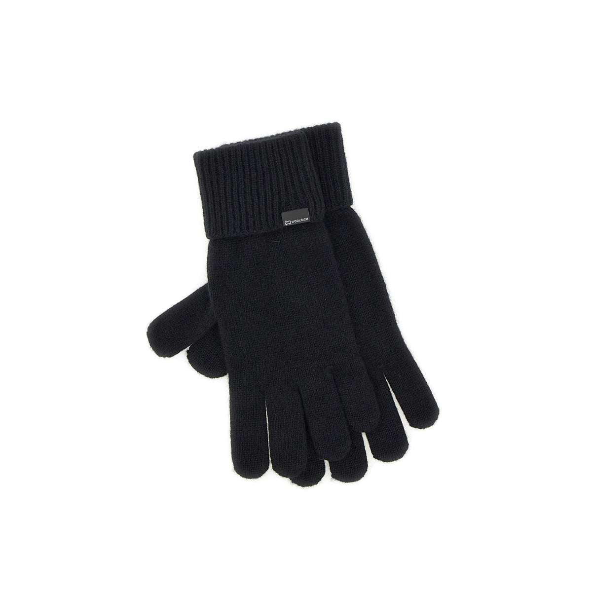 Woolrich CFWWAC0179 Woman Black Gloves - Zuklat