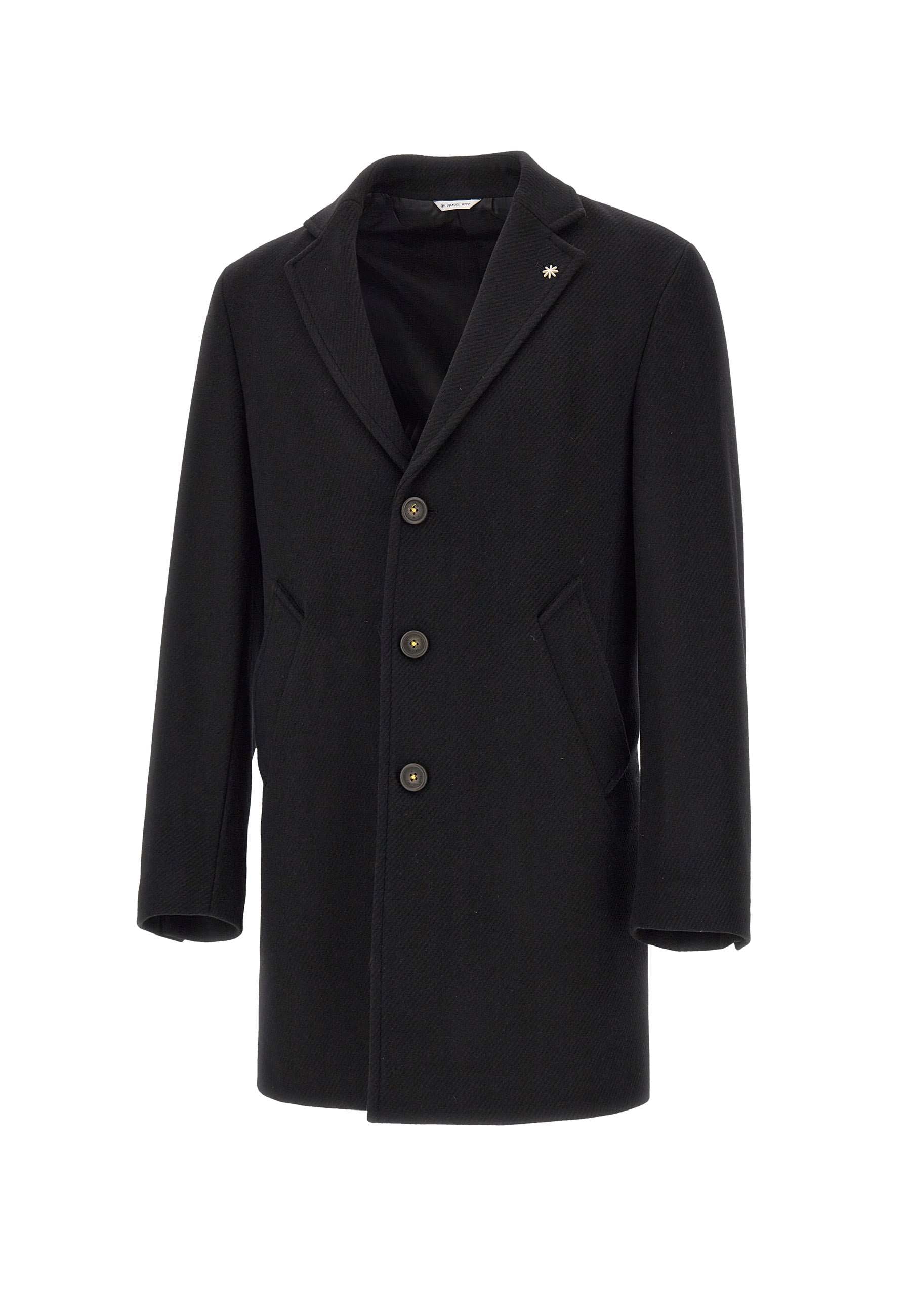 Manuel Ritz 3732C4448C Man Black Coats - Zuklat