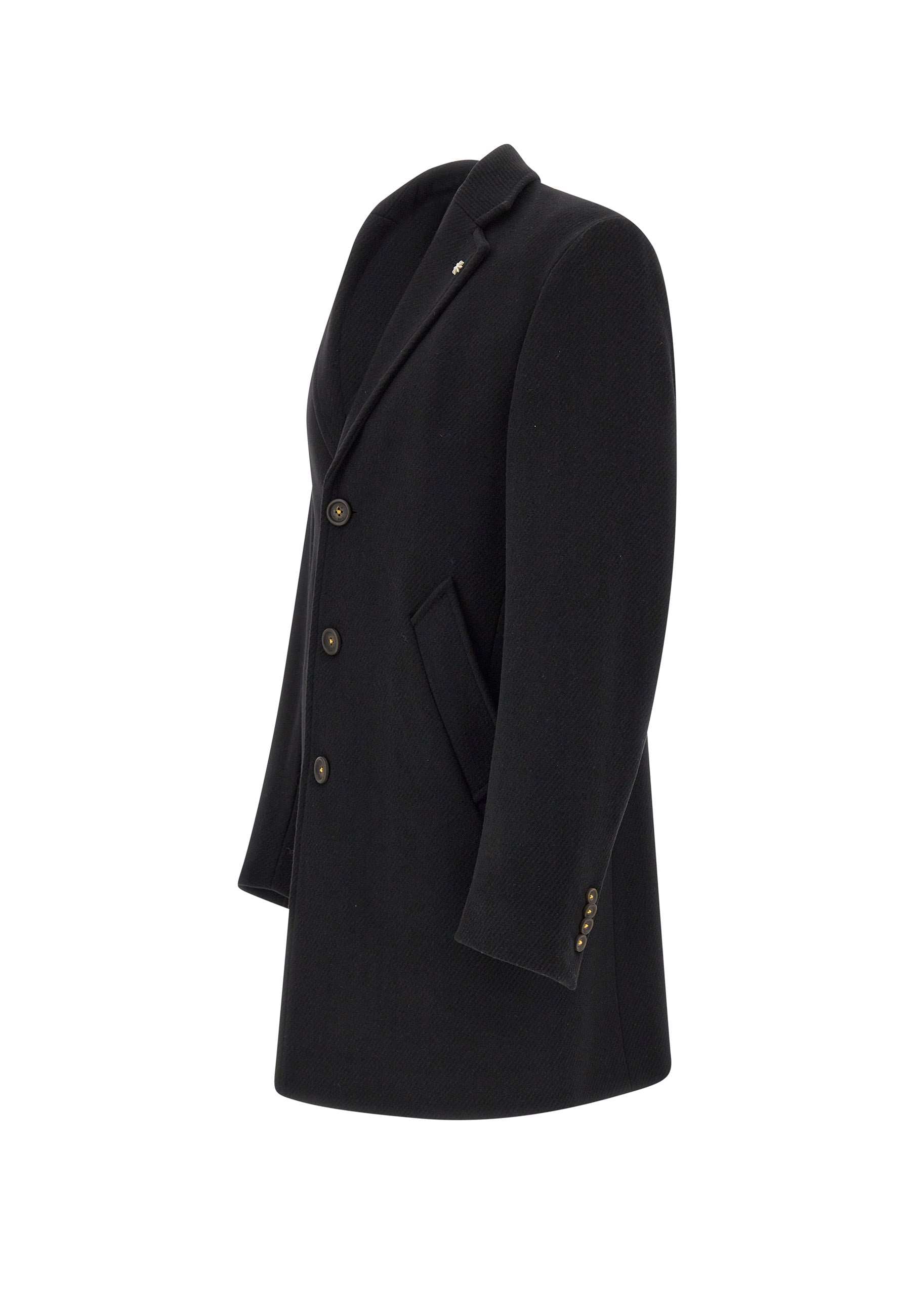 Manuel Ritz 3732C4448C Man Black Coats - Zuklat