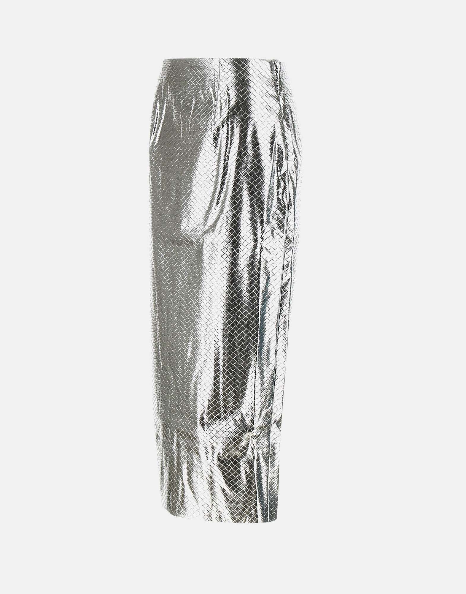 ROTATE BIRGER CHRISTENSEN 113350 Woman Silver Skirts - Zuklat