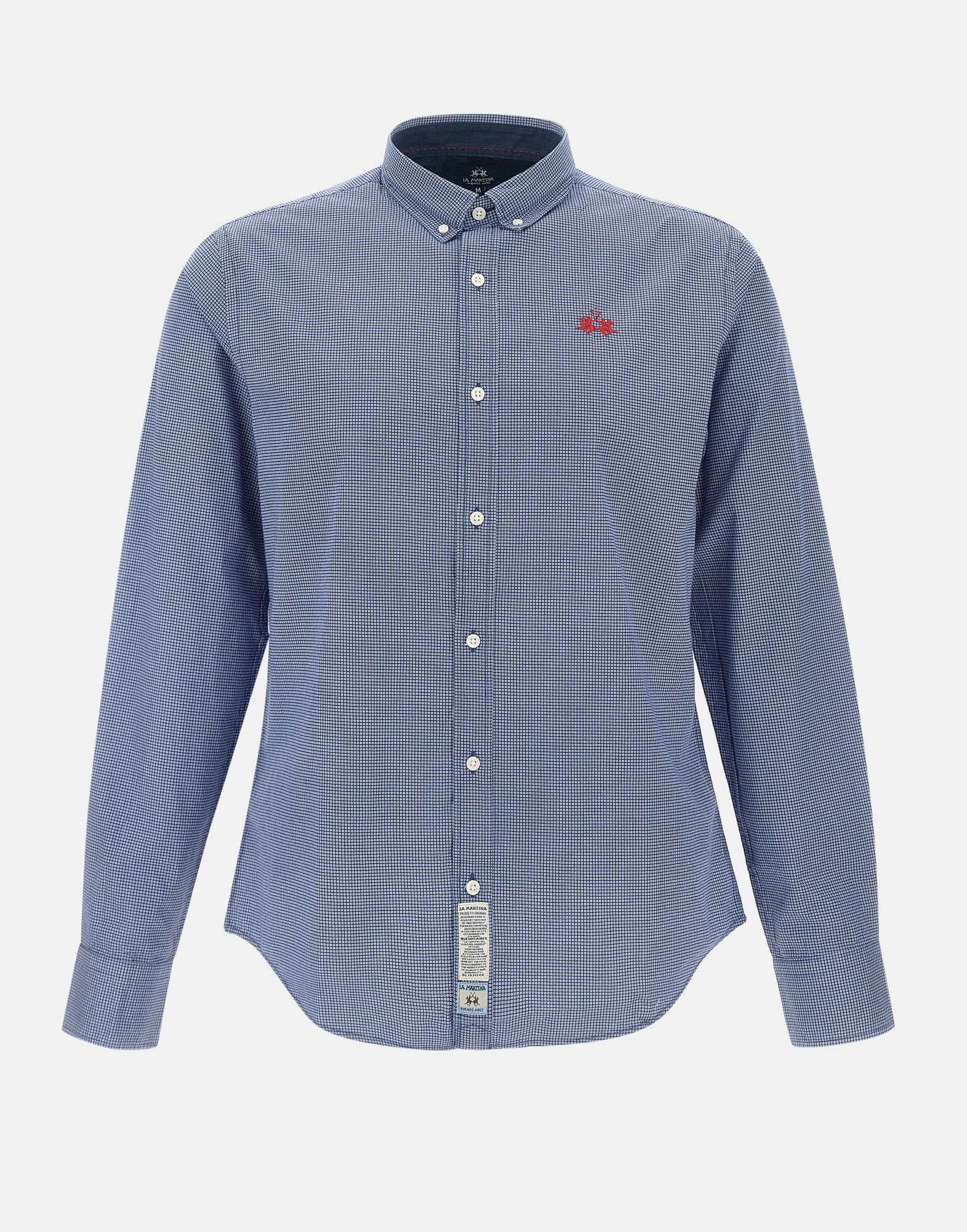 La Martina ZMC014 Man Blue Shirts - Zuklat