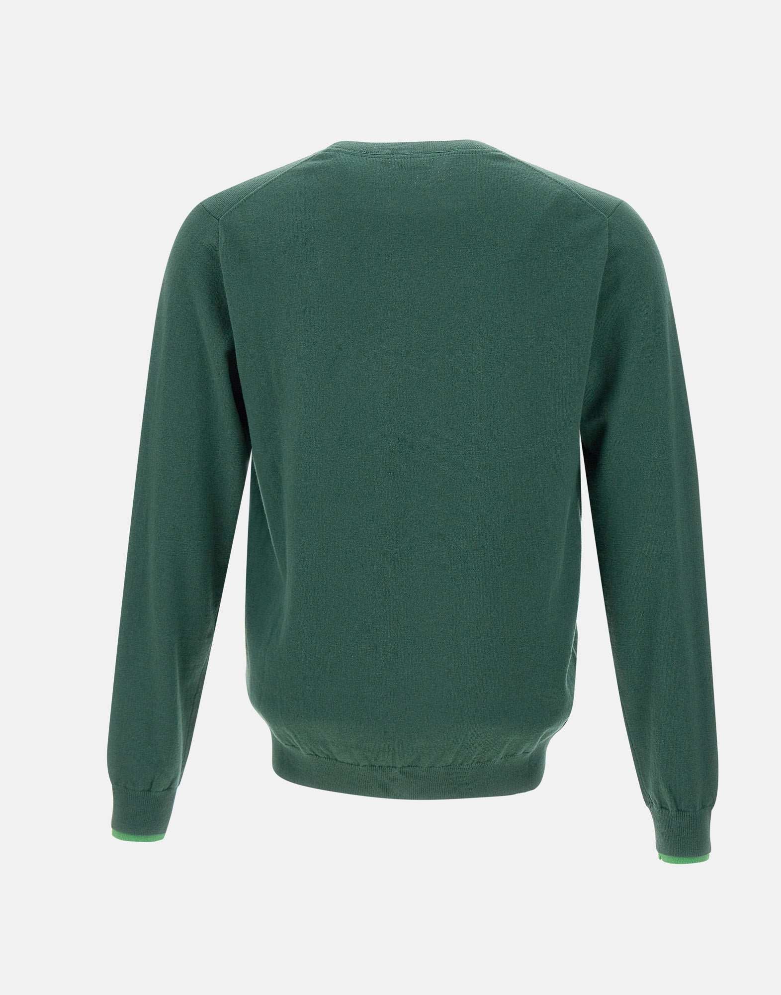 Sun68 K44125 Man Green Sweaters - Zuklat