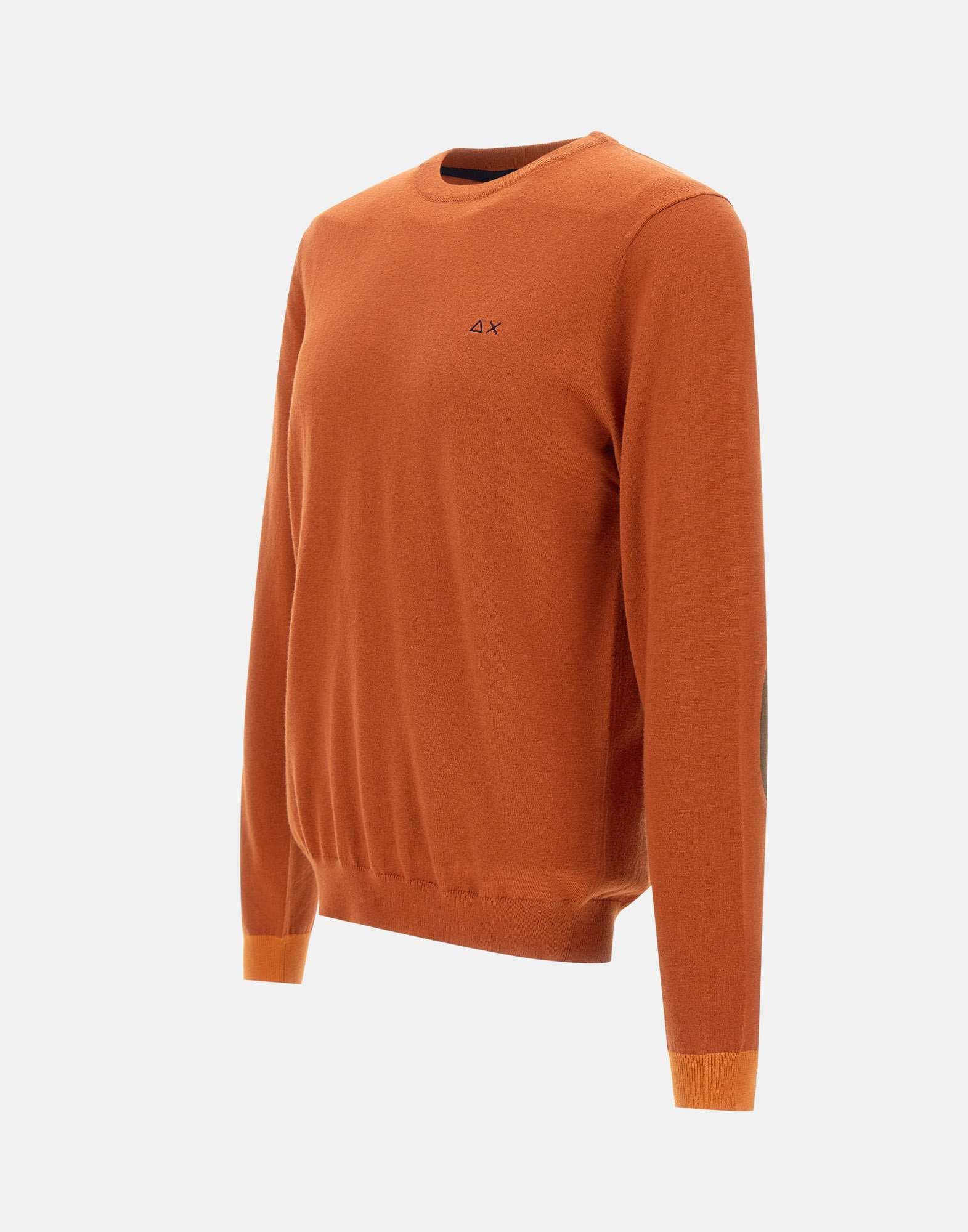 Sun68 K44127 Man Orange Sweaters - Zuklat