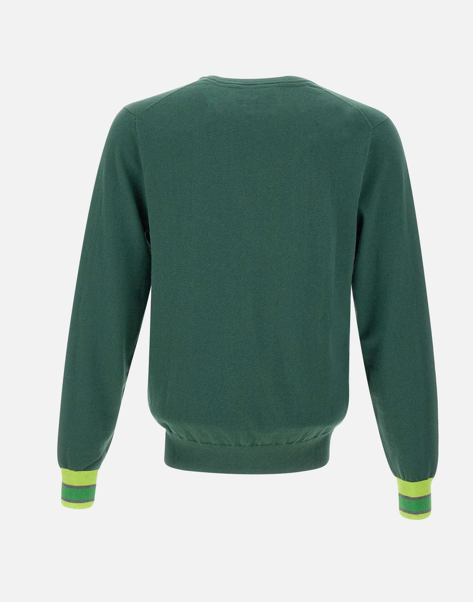 Sun68 K44129 Man Green Sweaters - Zuklat