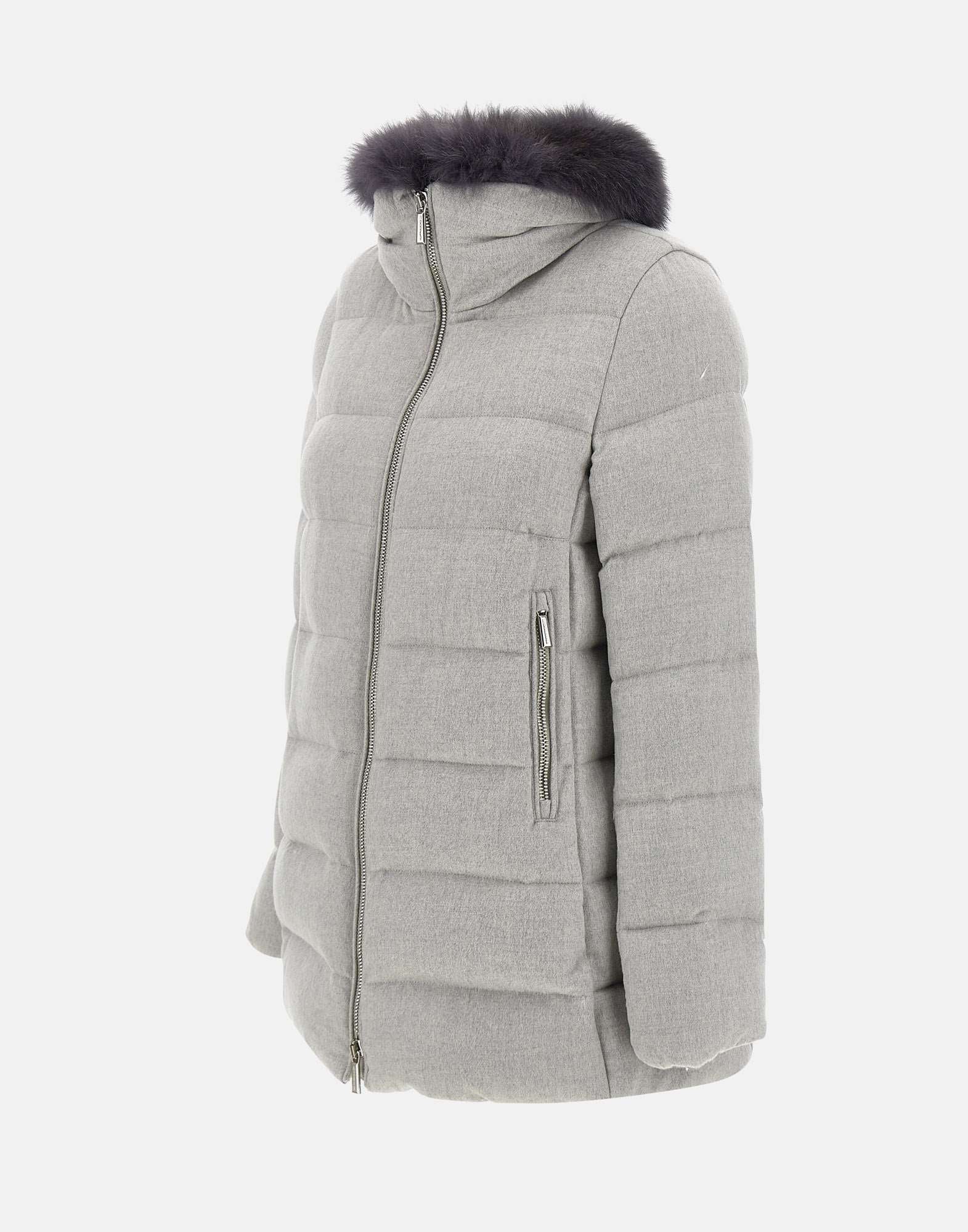 Moorer DORADO Woman Grey Coats - Zuklat