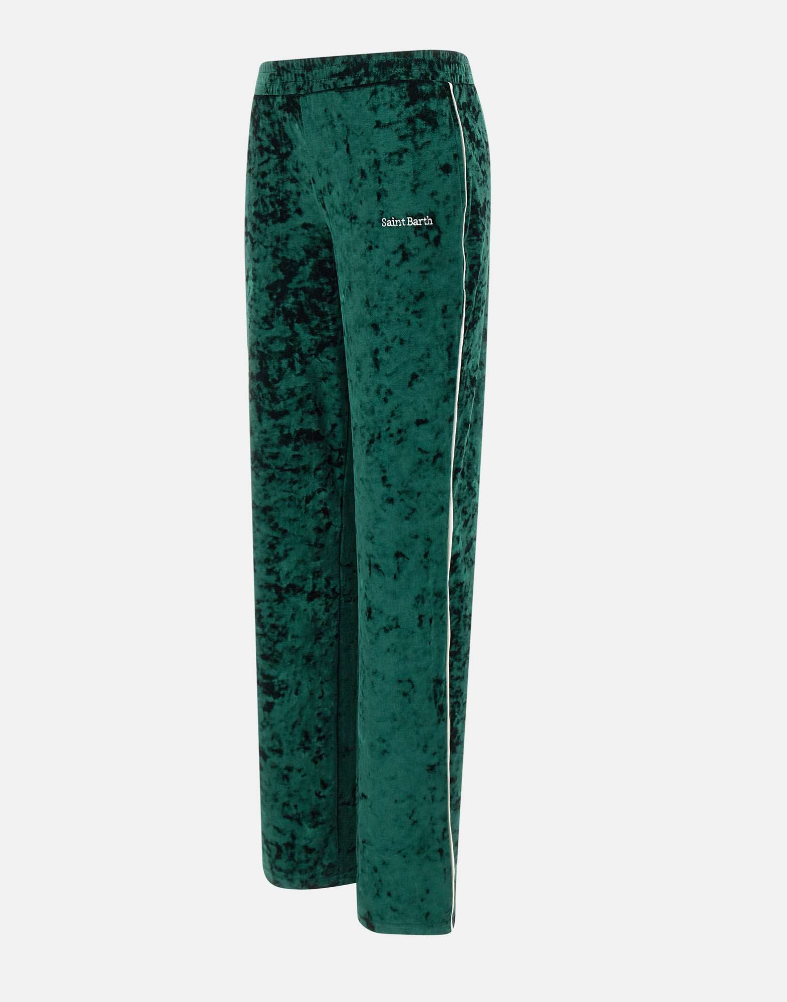 MC2 Saint Barth YVO0001 Woman Green Trousers - Zuklat