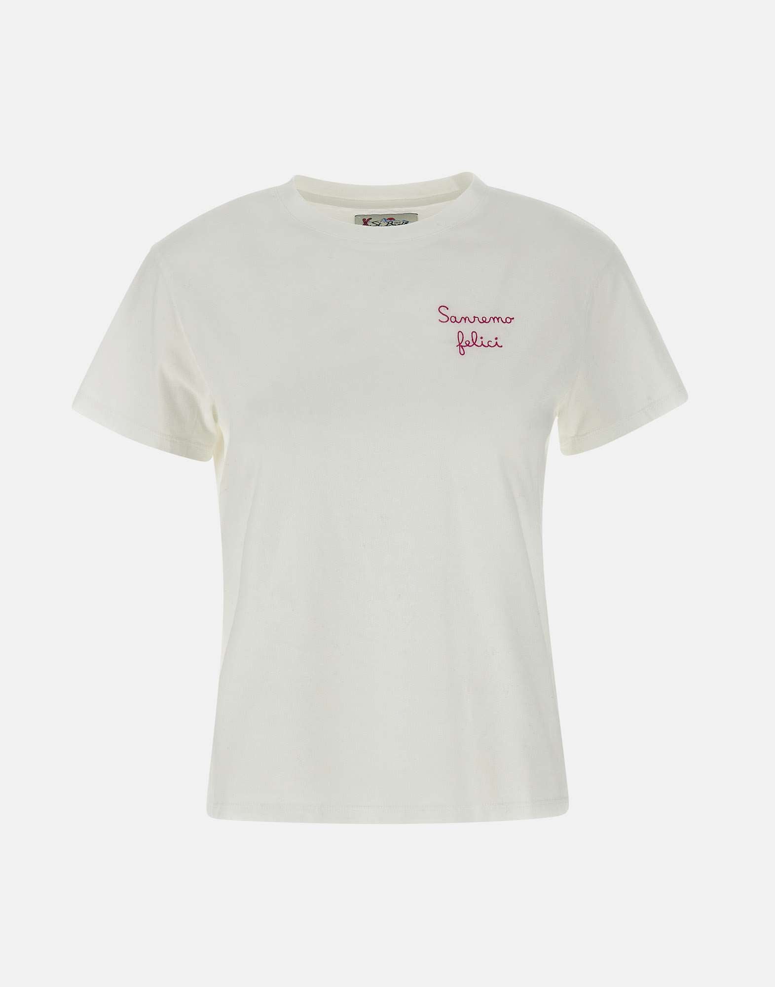 MC2 Saint Barth EMI0002 Woman White T-shirts and Polos - Zuklat