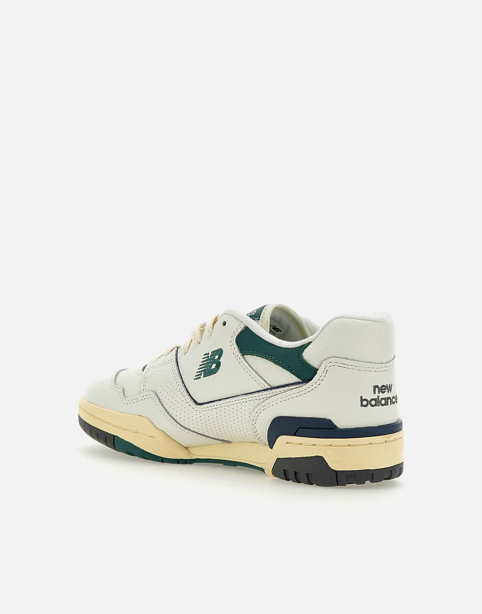 New Balance BB550PTB Man WHITE-GREEN Sneakers - Zuklat