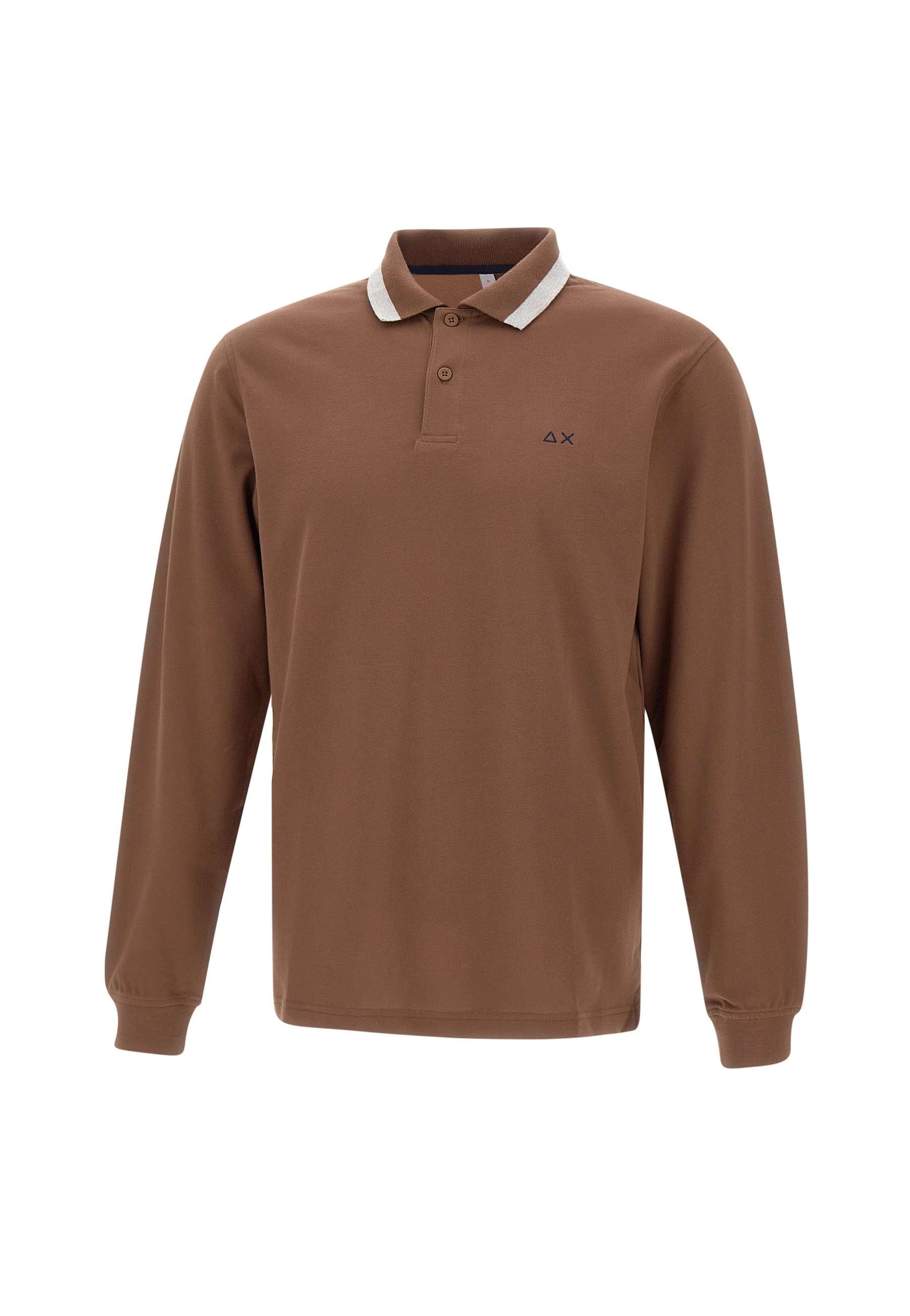 Sun68 A44105 Man Brown T-shirts and Polos - Zuklat