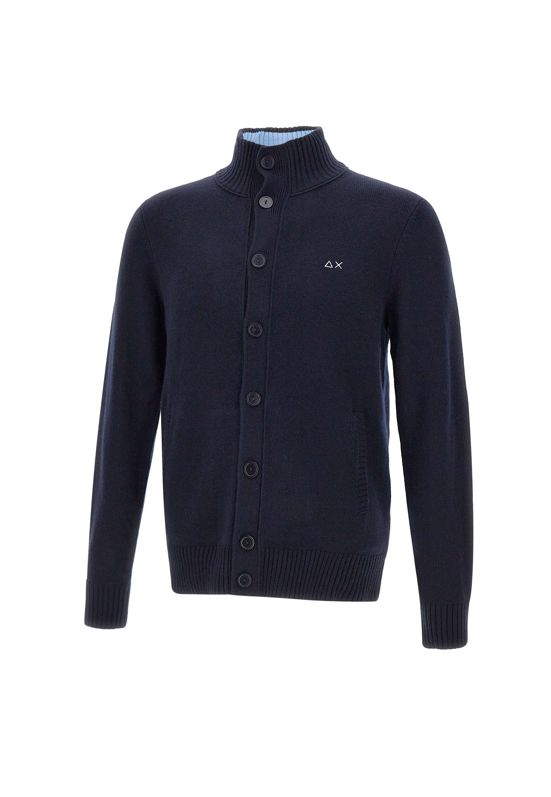 Sun68 K44111 Man Blue Sweaters - Zuklat