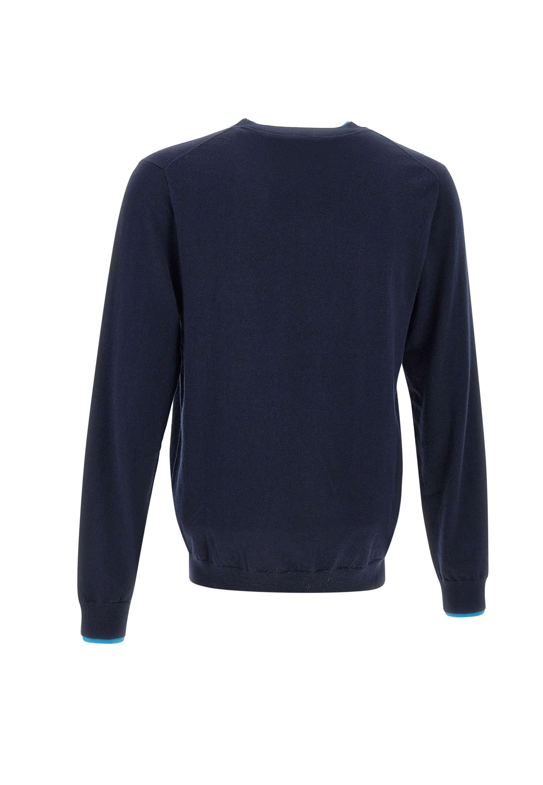 Sun68 K44125 Man Blue Sweaters - Zuklat