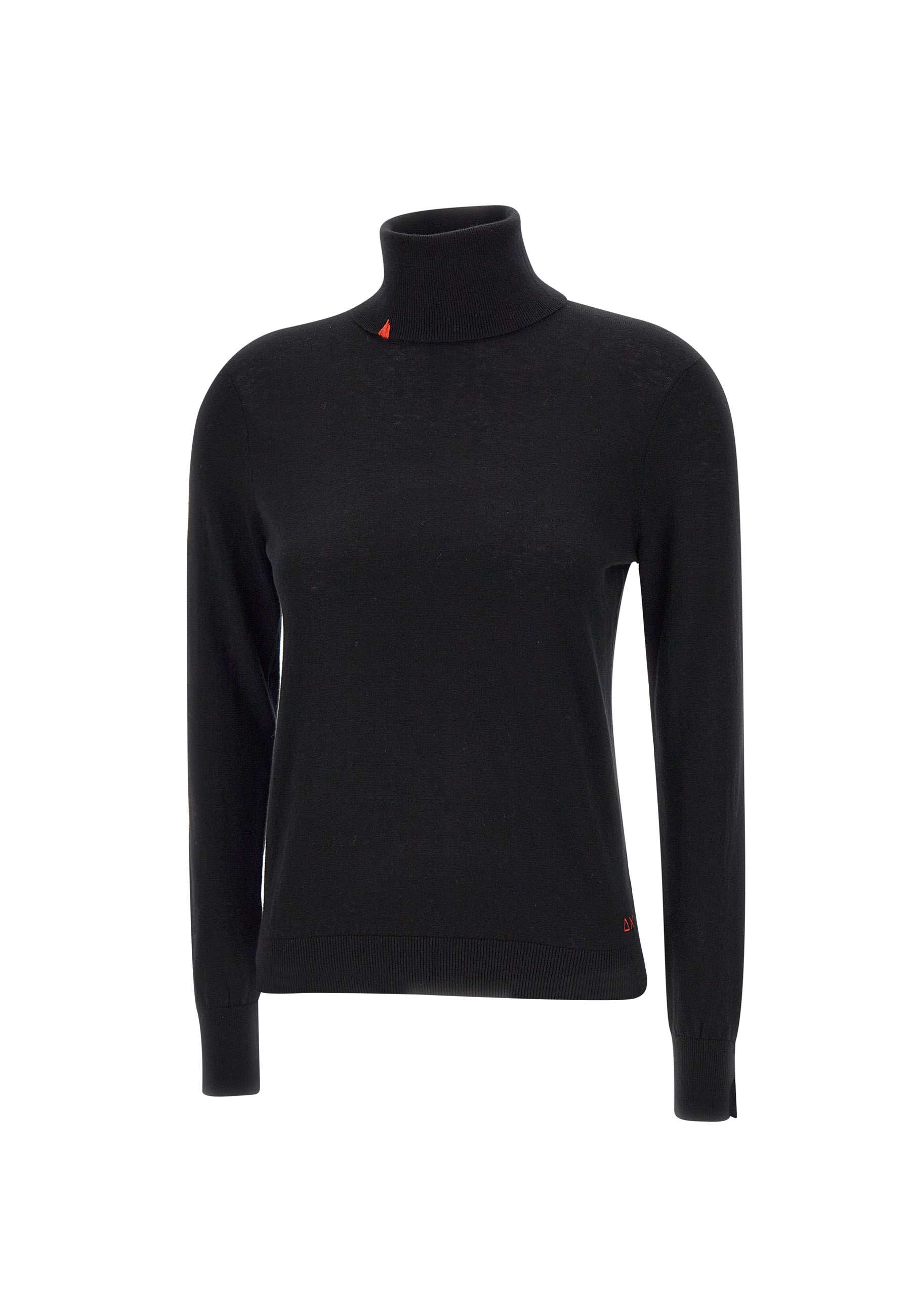 Sun68 K44202 Woman Black Sweaters - Zuklat