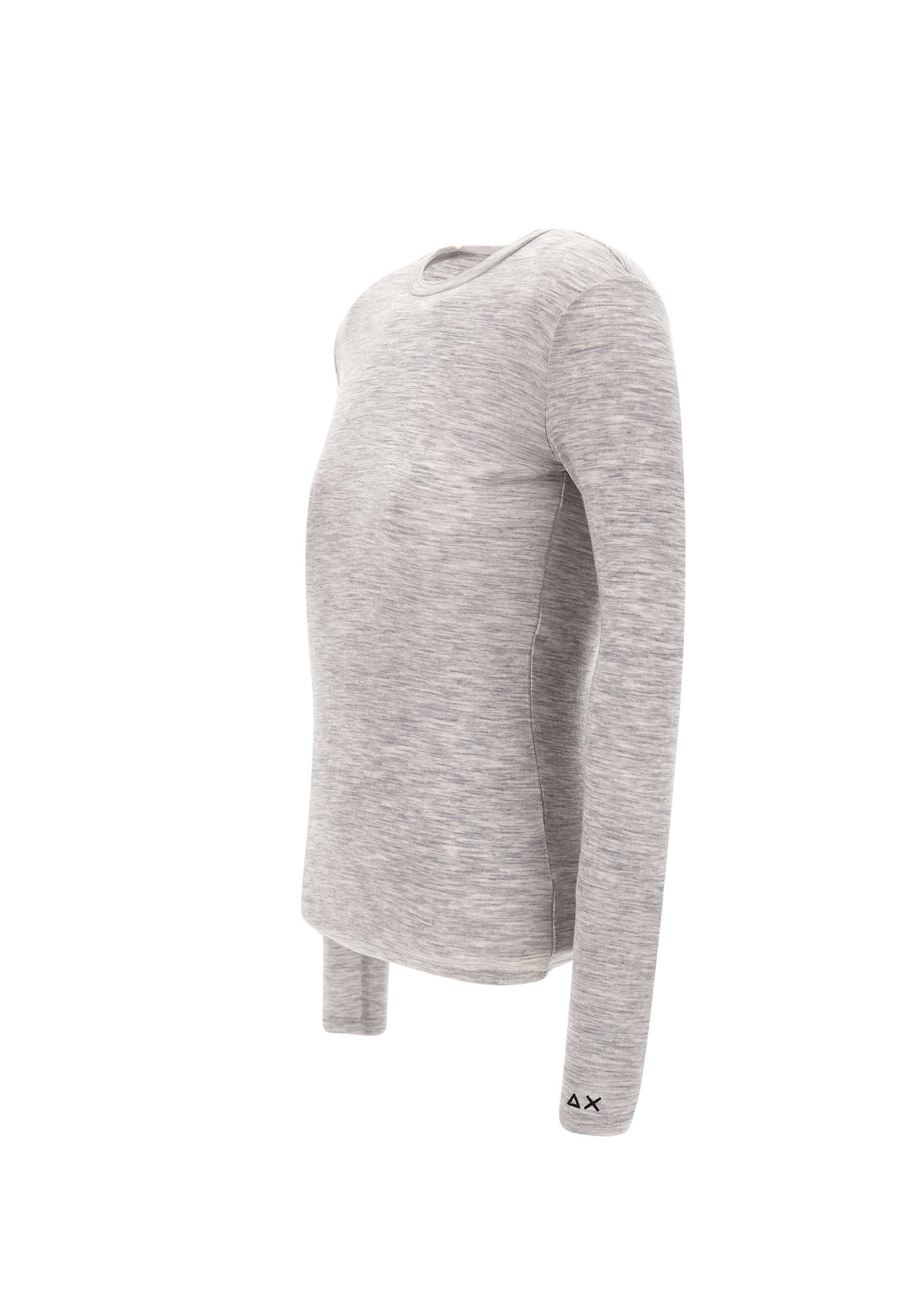 Sun68 T44220 Woman Grey Sweaters - Zuklat