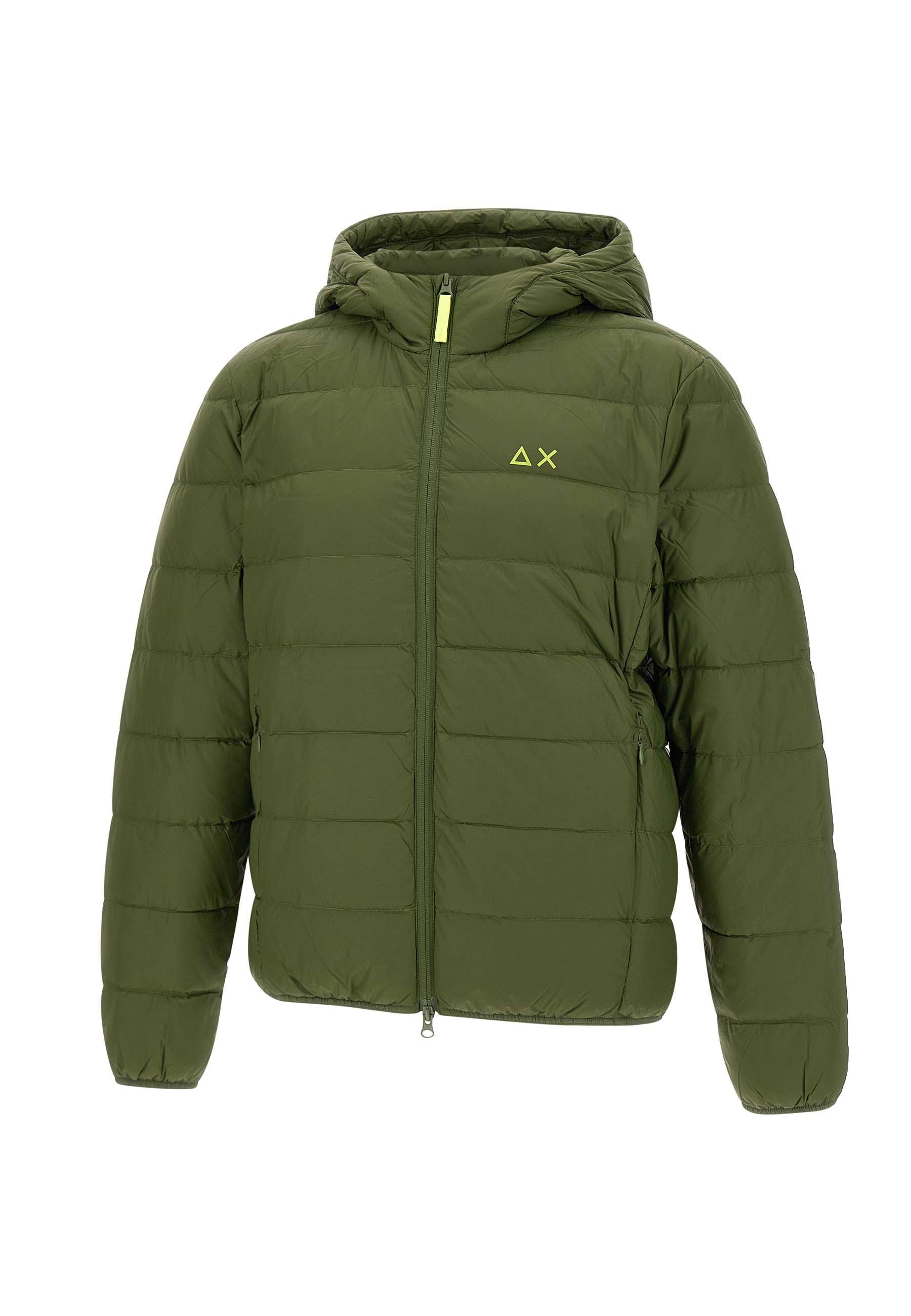 Sun68 R44101 Man Green Coats - Zuklat