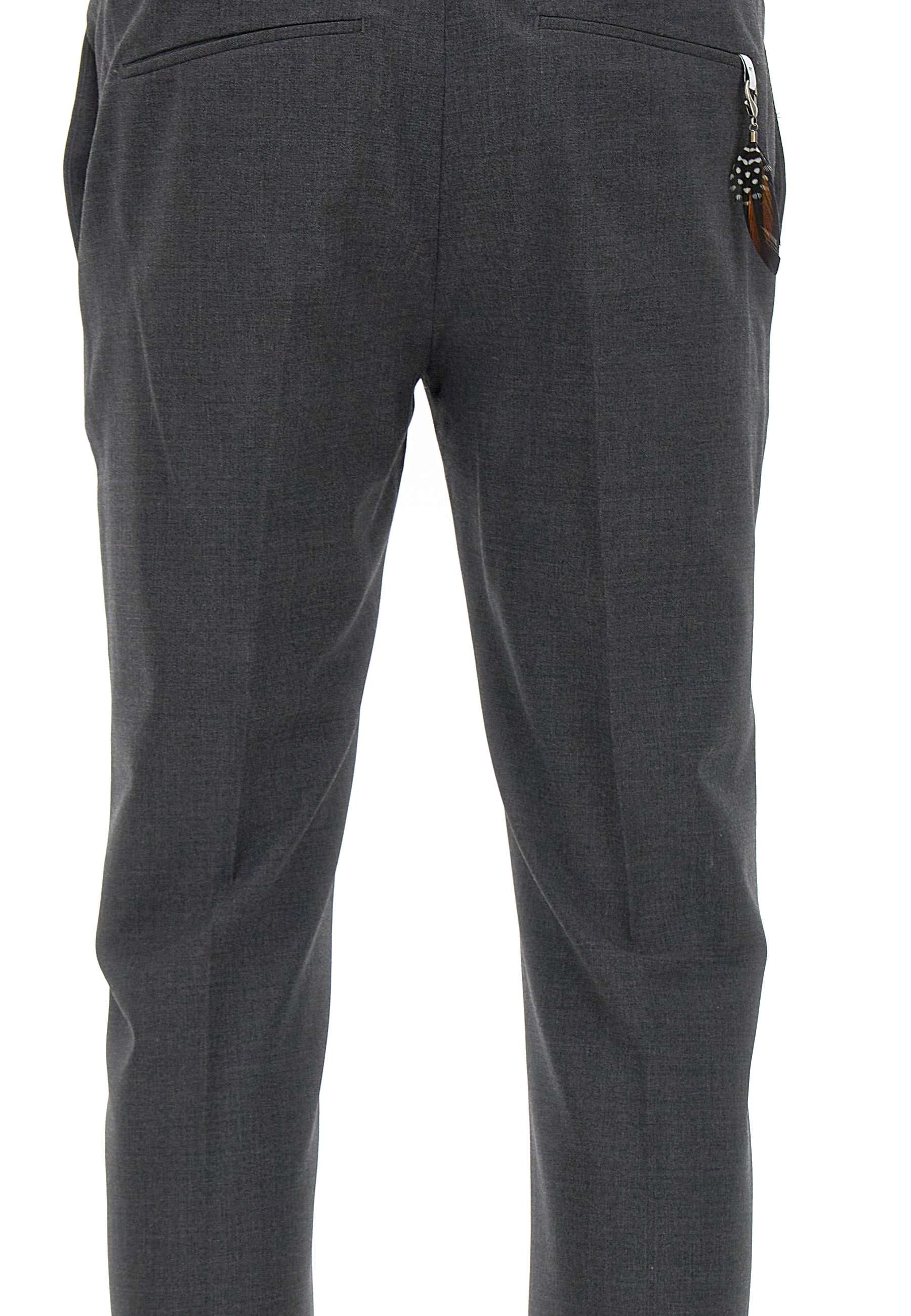 PT Torino COAFX0Z00FWD Man Grey Trousers - Zuklat