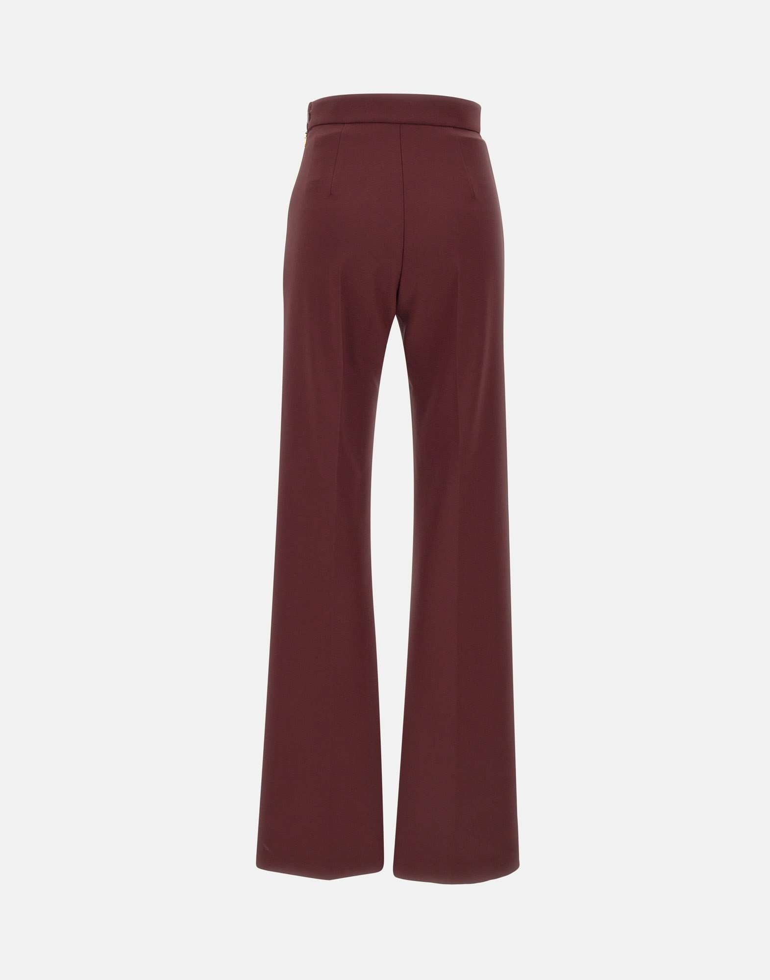 Elisabetta Franchi PAT3546E3 Woman Bordeaux Trousers - Zuklat