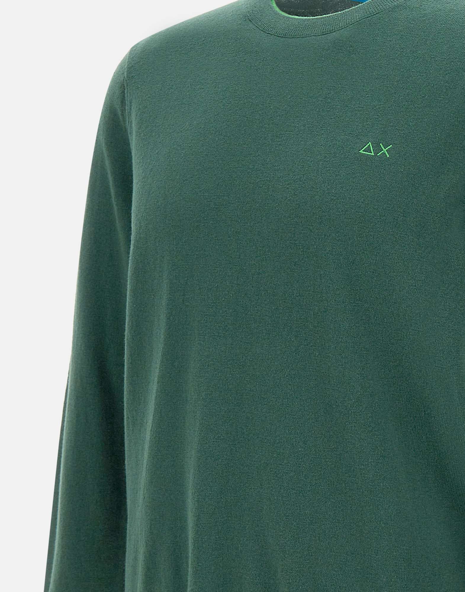 Sun68 K44125 Man Green Sweaters - Zuklat