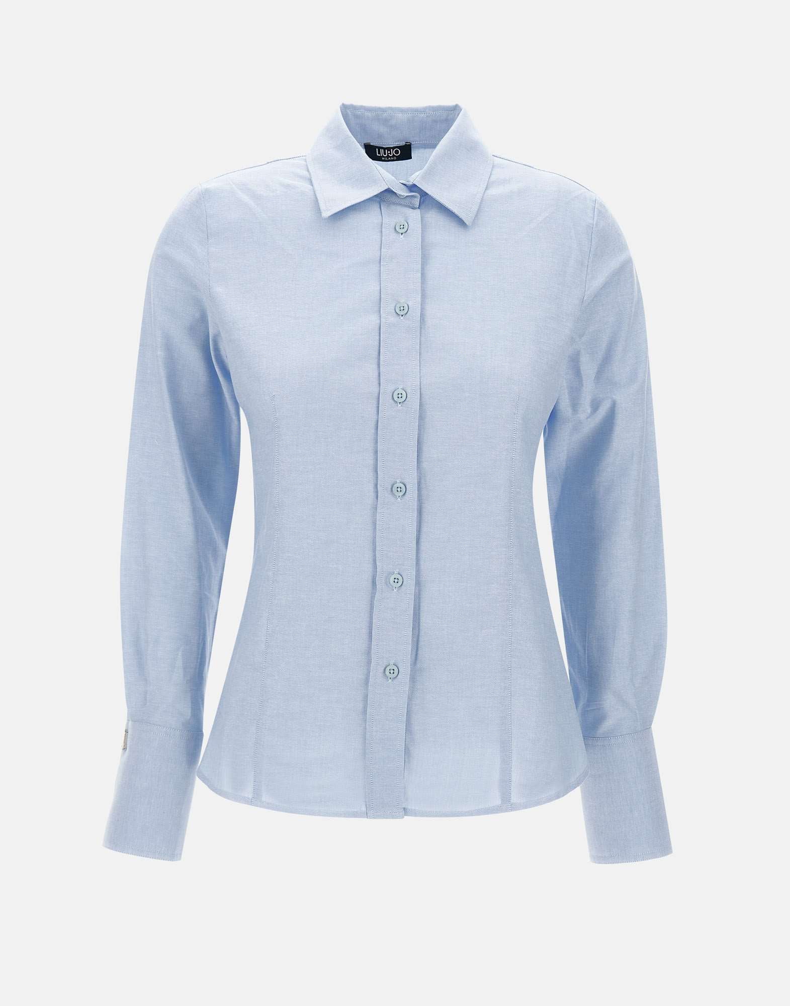 Liu Jo CF4351T2570 Woman Blue Shirts - Zuklat