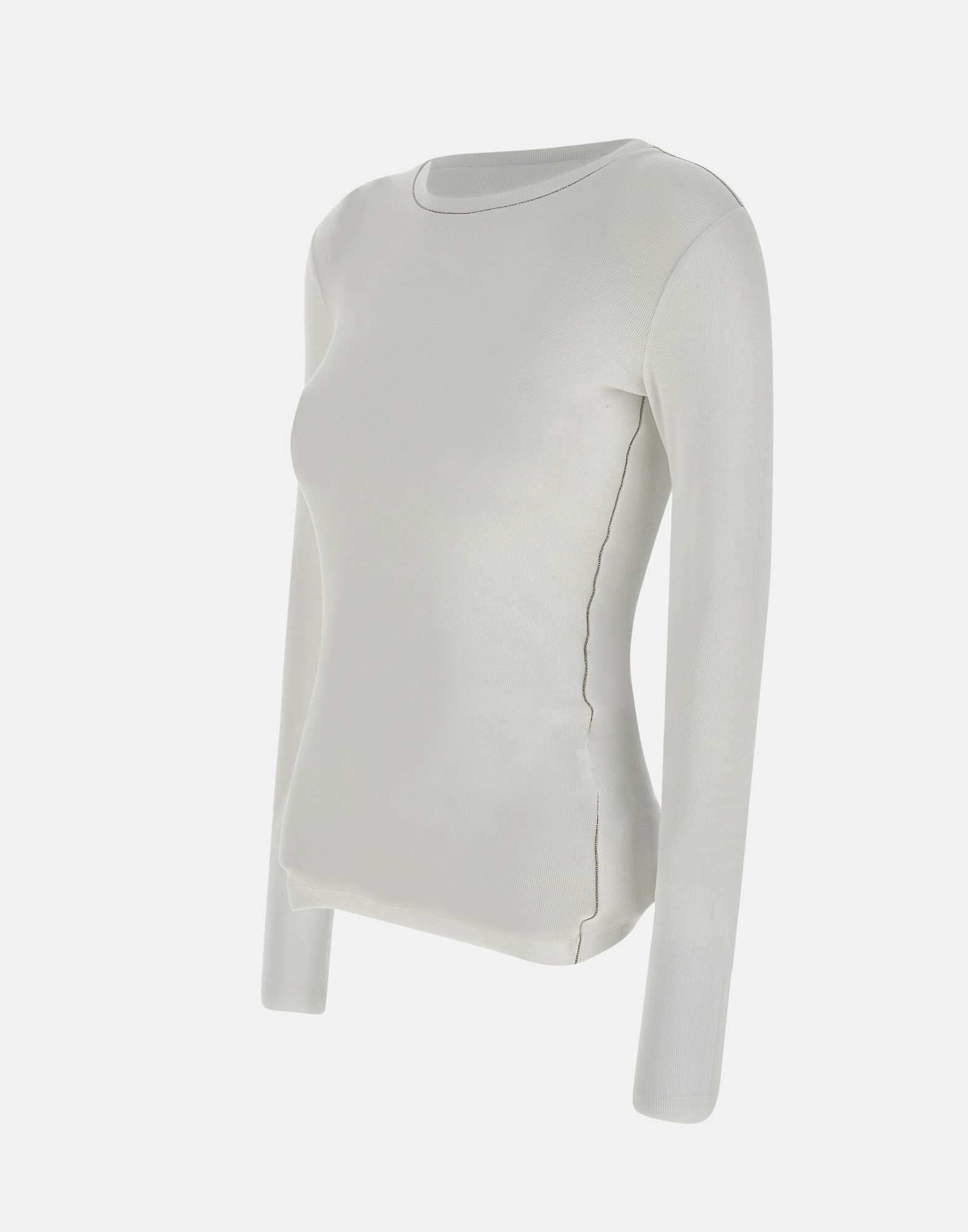 Fabiana Filippi JED224F602I936 Woman White Sweaters - Zuklat