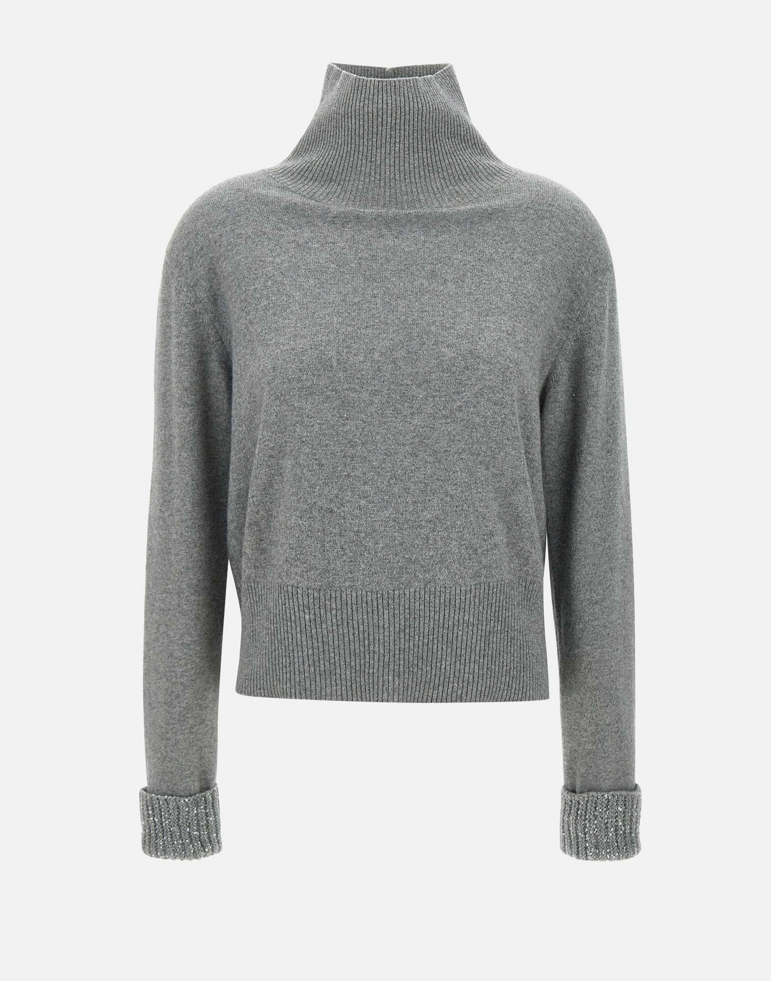 Fabiana Filippi MAD224F517I918 Woman Grey Sweaters - Zuklat