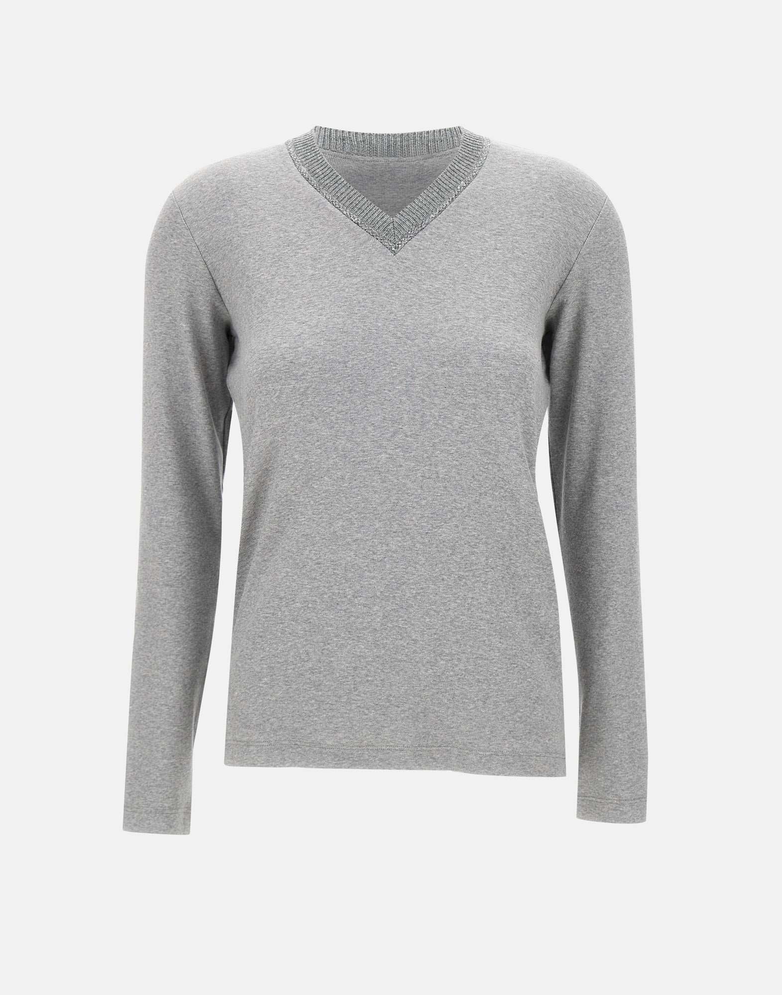 Fabiana Filippi JED224F605L079 Woman Grey Sweaters - Zuklat