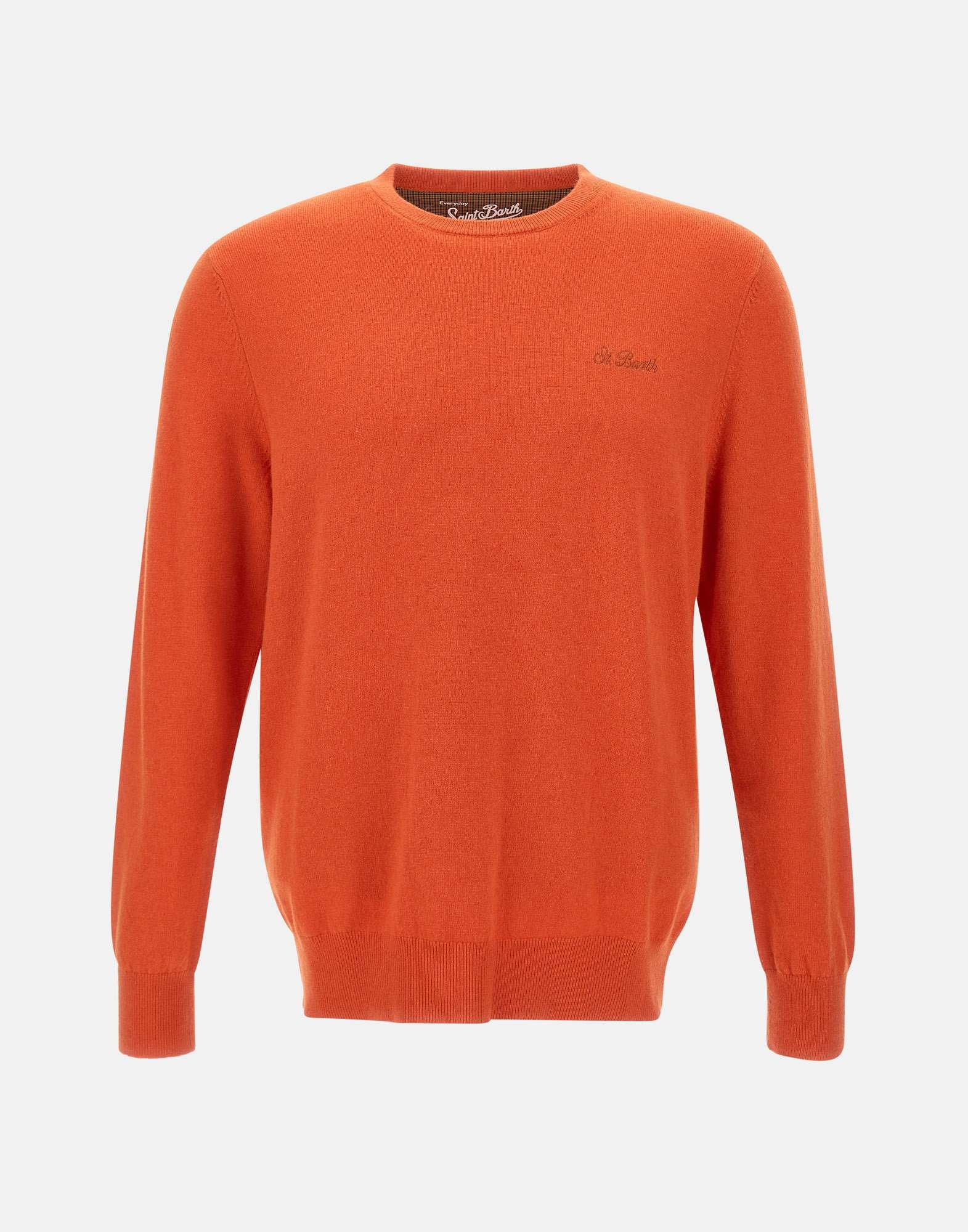 MC2 Saint Barth REGE003 Man Orange Sweaters - Zuklat