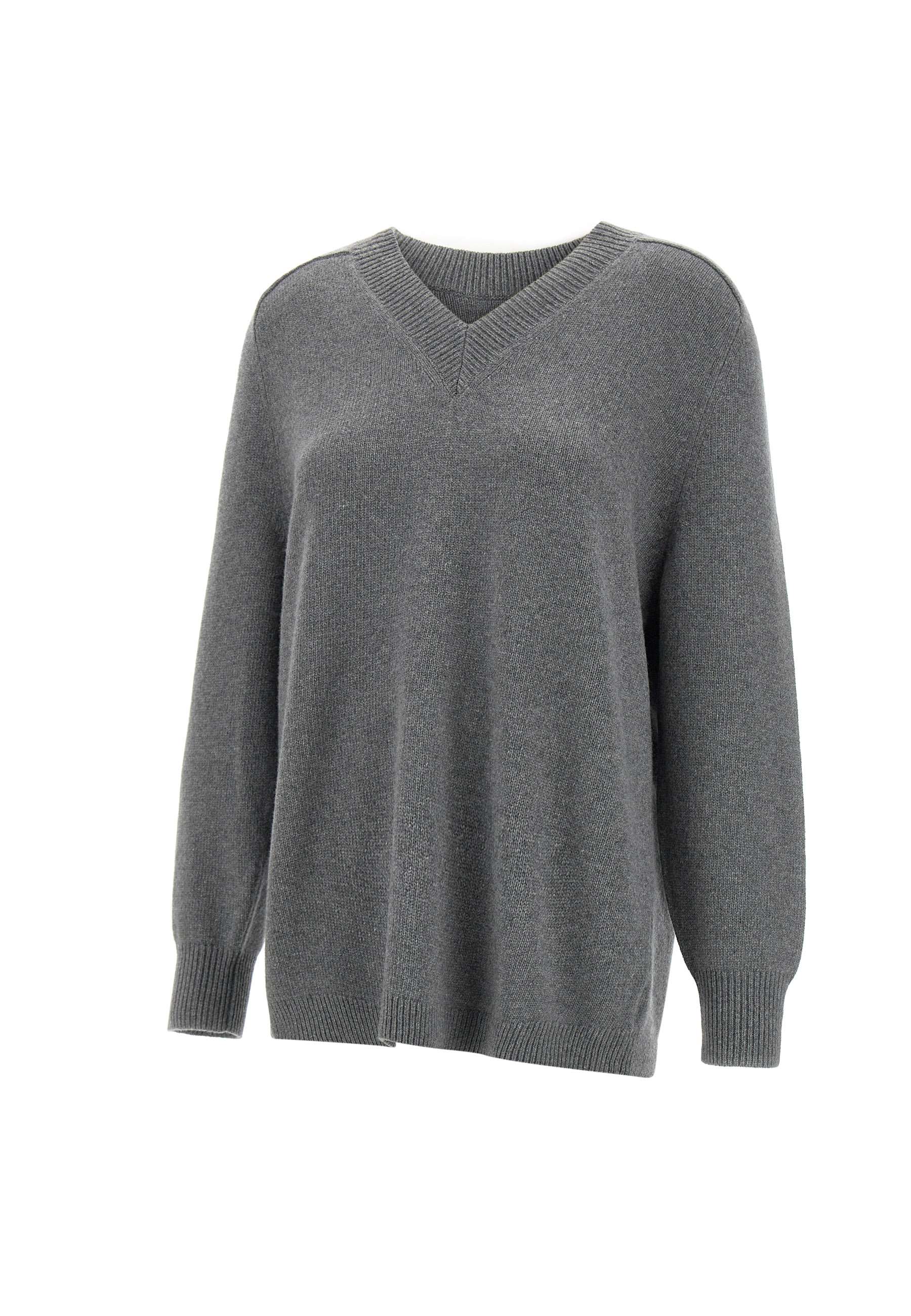 Theory O0911717 Woman Grey Sweaters - Zuklat