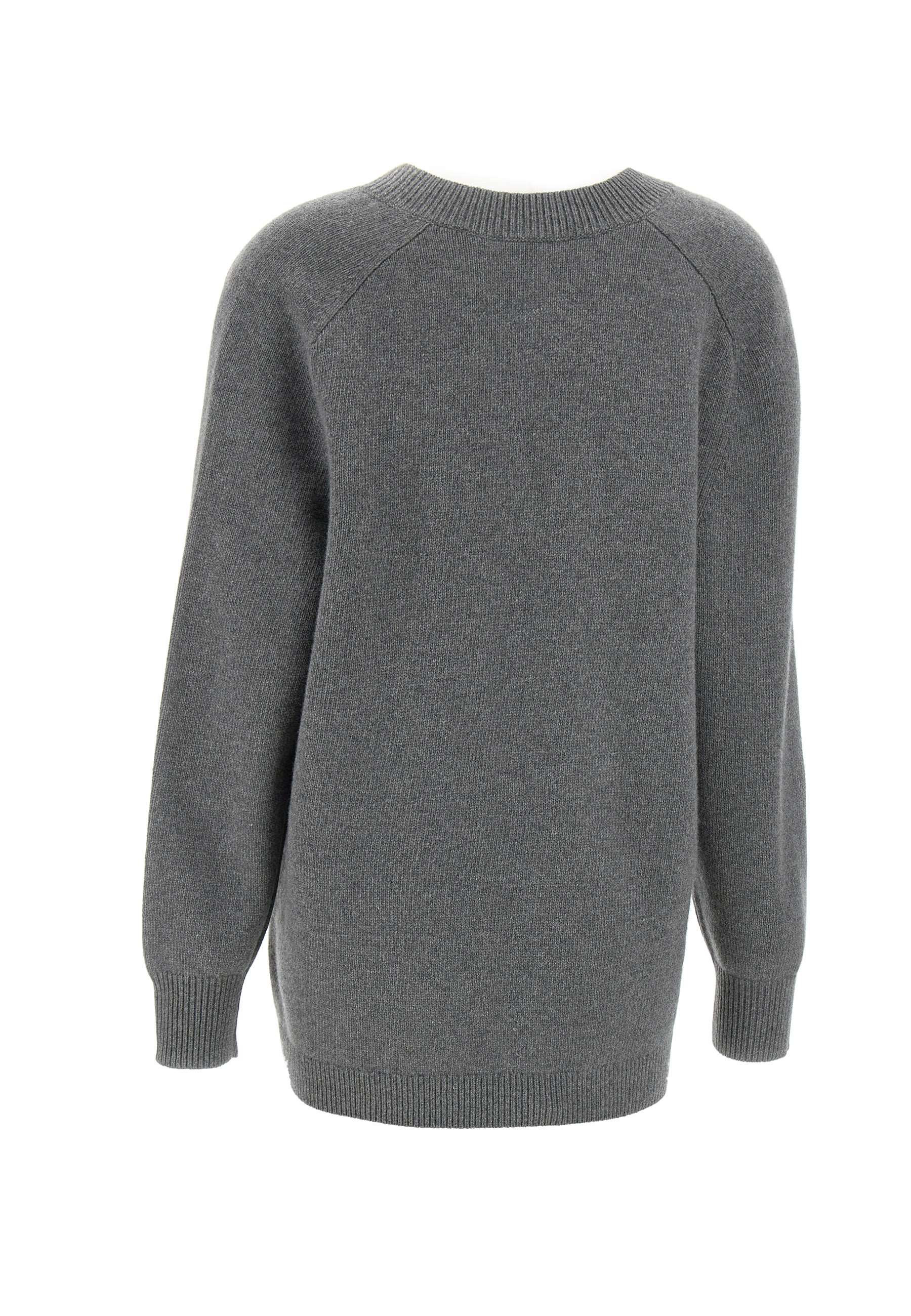 Theory O0911717 Woman Grey Sweaters - Zuklat