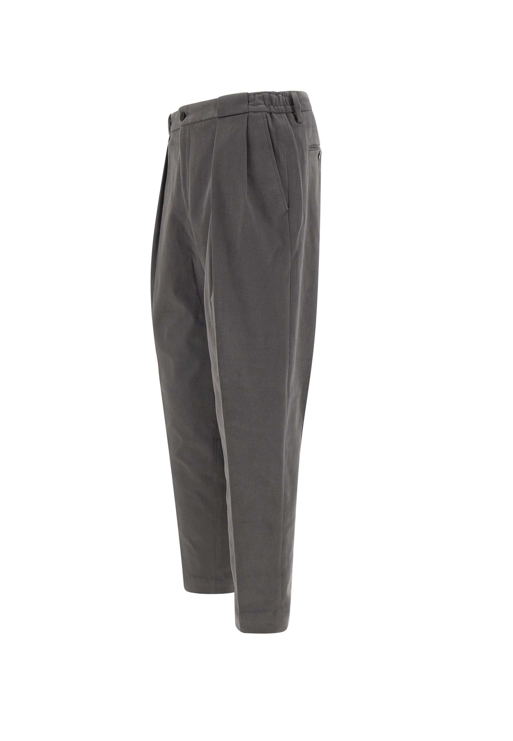 Briglia PORTOBELLO Man Grey Trousers - Zuklat