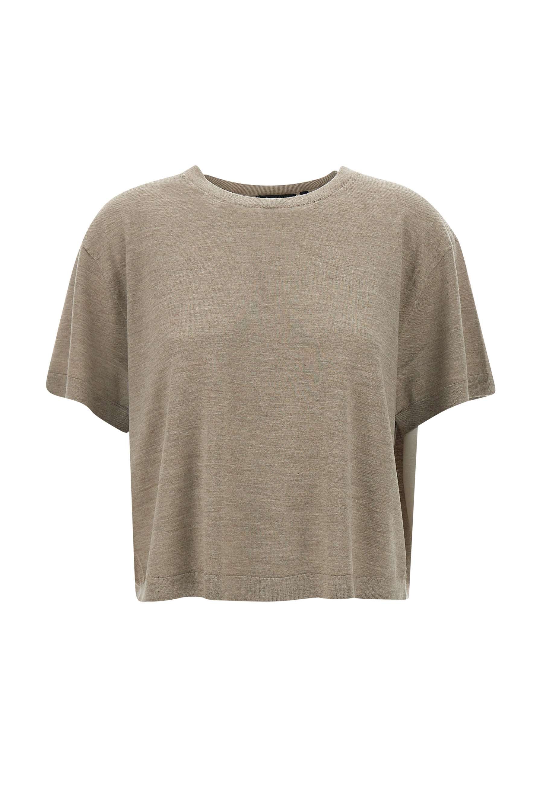 Theory O0711719 Woman Beige T-shirts and Polos - Zuklat