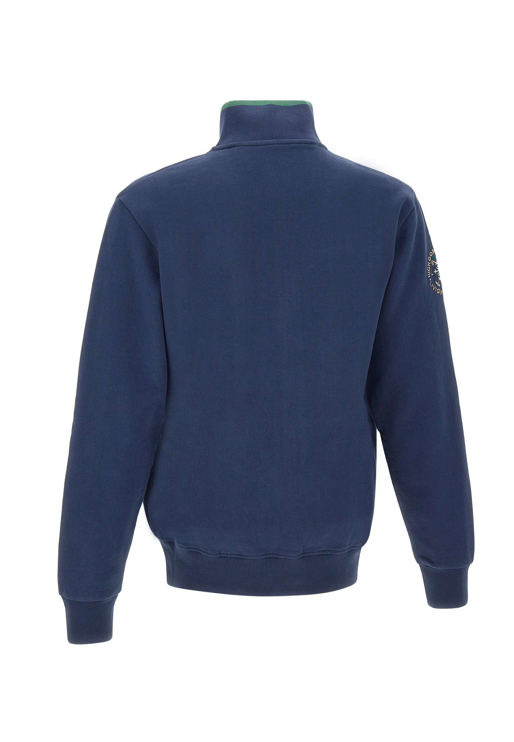 La Martina ZMF316 Man Blue Sweaters - Zuklat