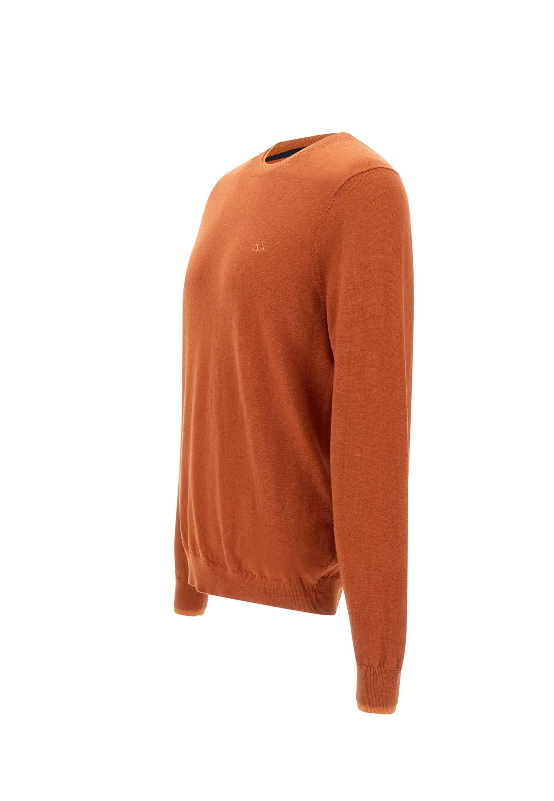 Sun68 K44125 Man Orange Sweaters - Zuklat